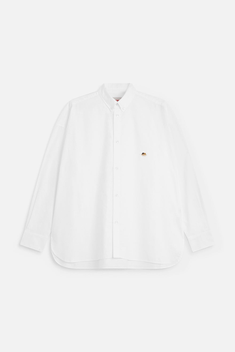 Angels Patch Relaxed Shirt White