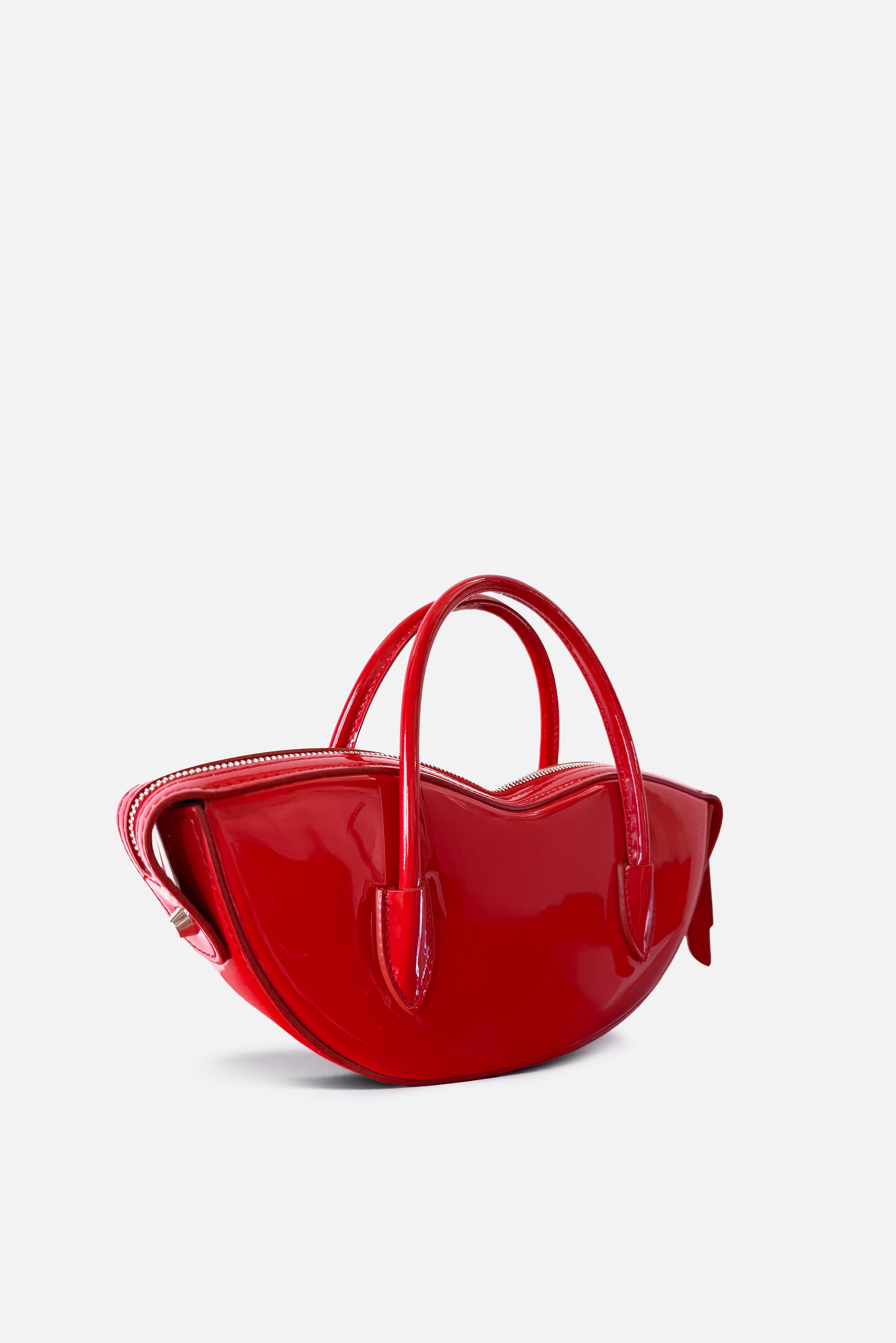 Mini Lips Bag Vinyl Red