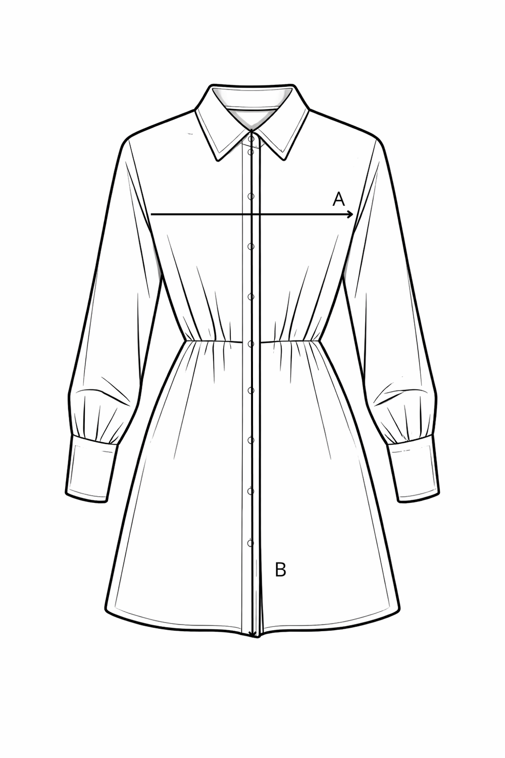 fiorucci shirt dress Double Cupid Shirt Dress