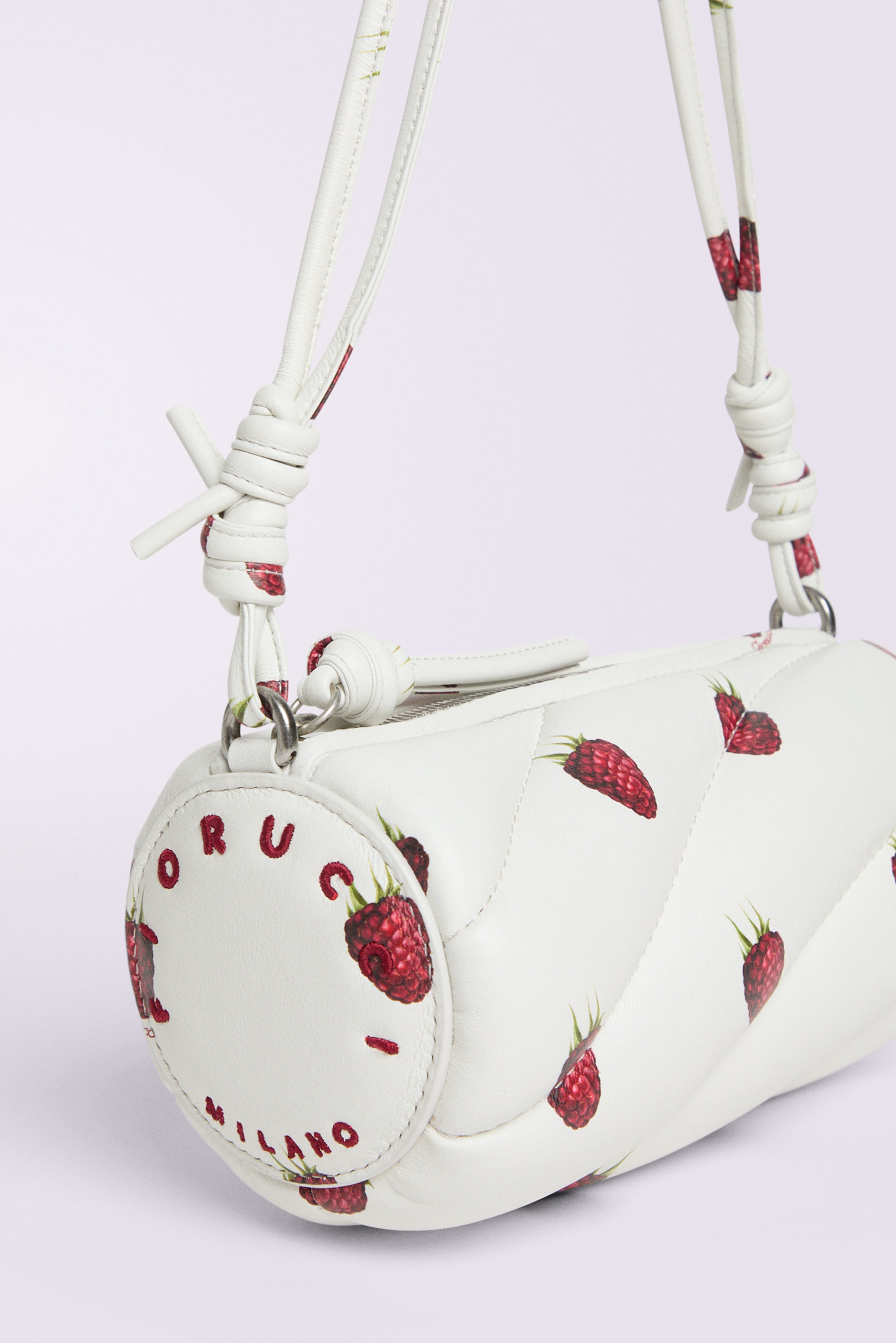 Mella Leather Mini Bag White