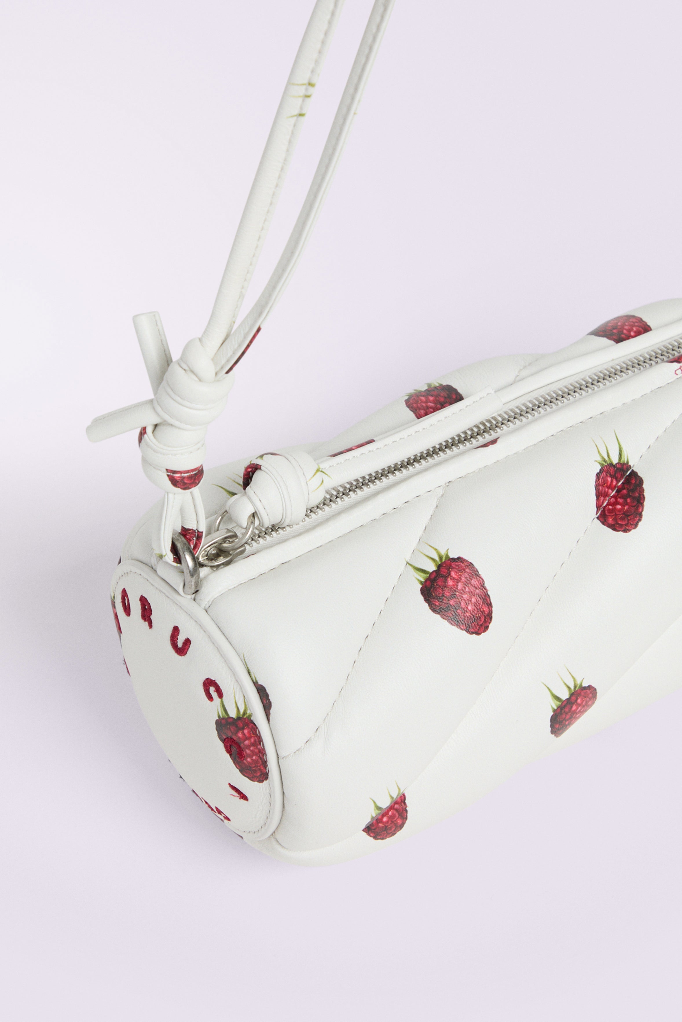 Mella Leather Mini Bag White