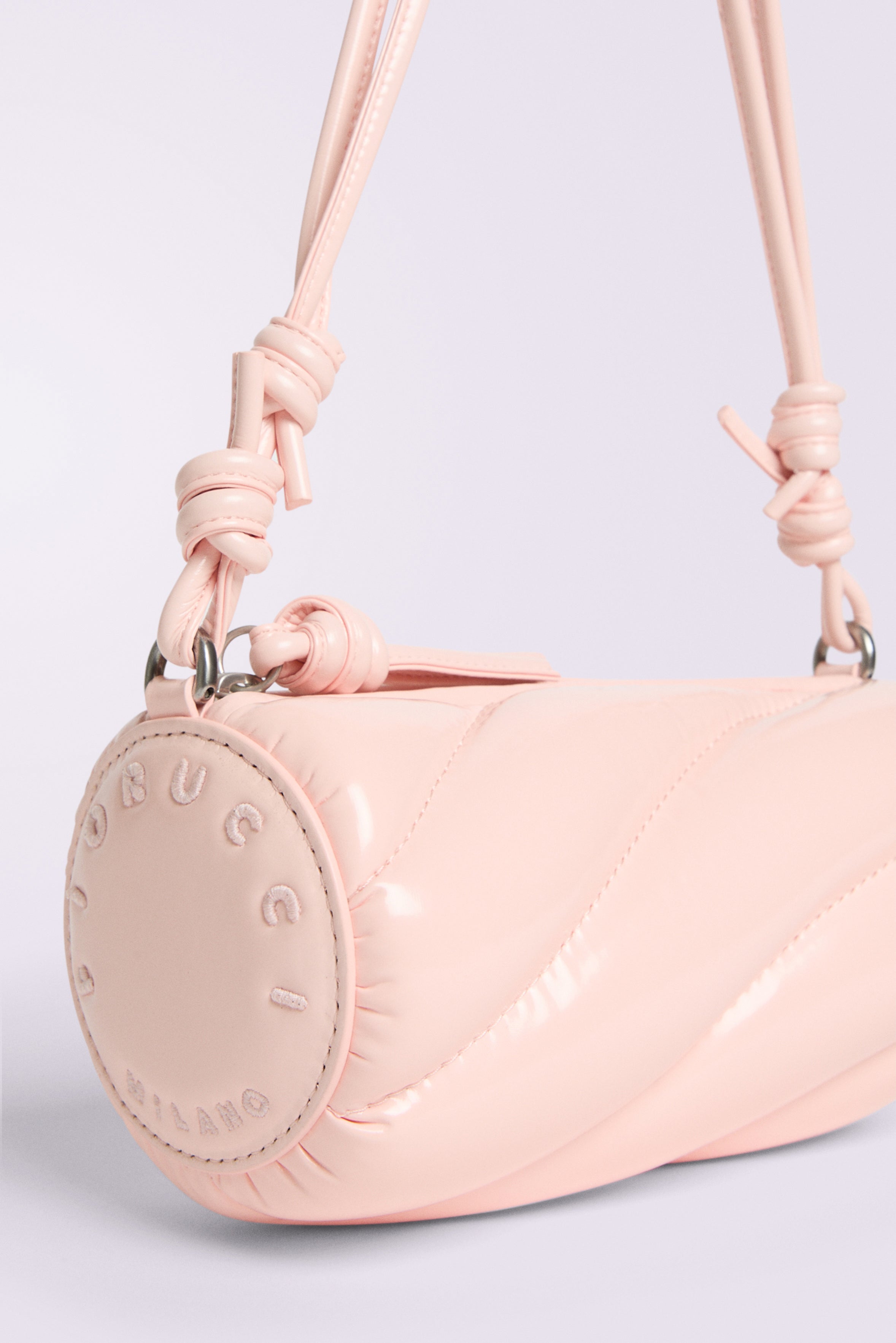 Mella Vinyl Mini Bag Pink