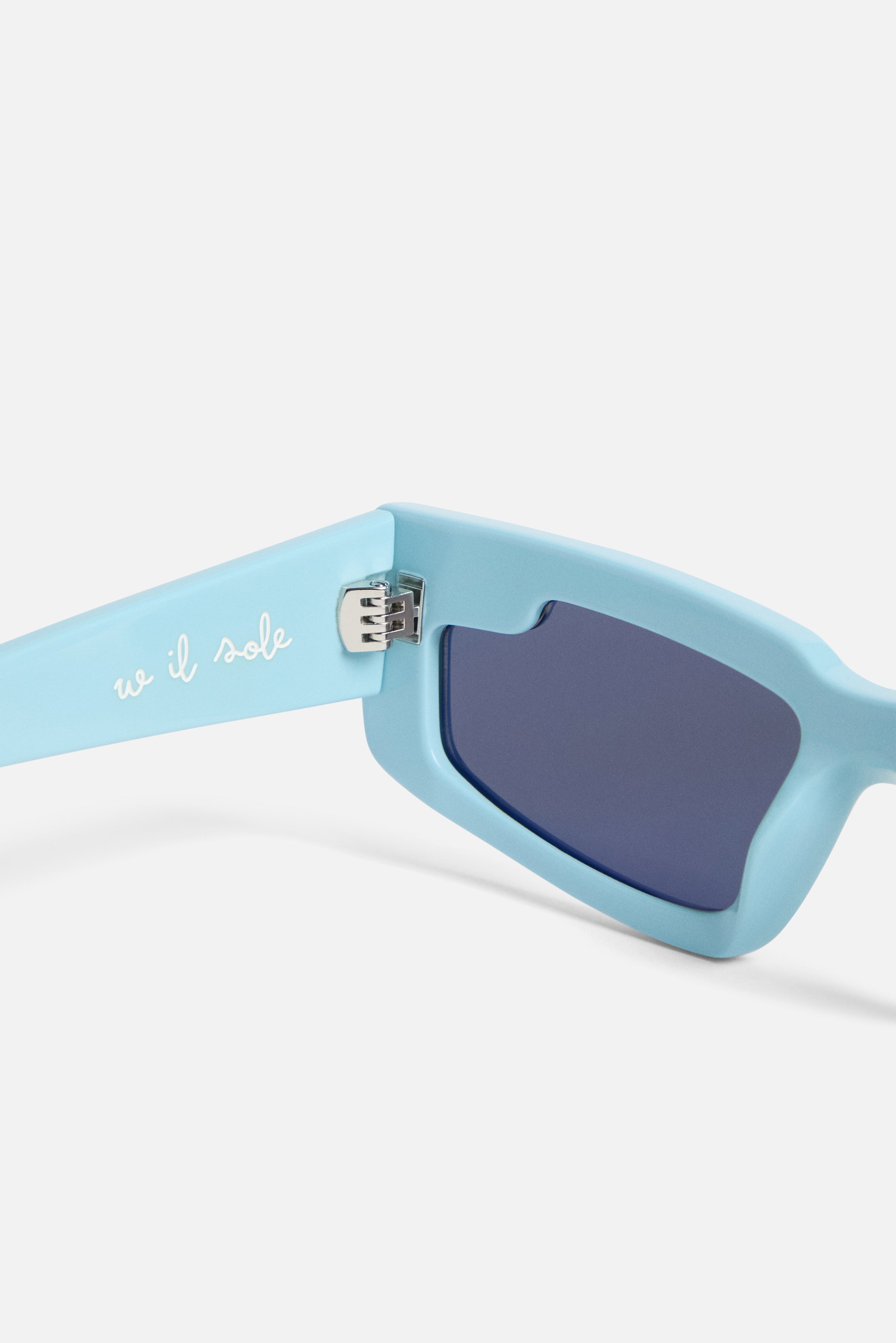 Rectangular Wing Sunglasses Blue