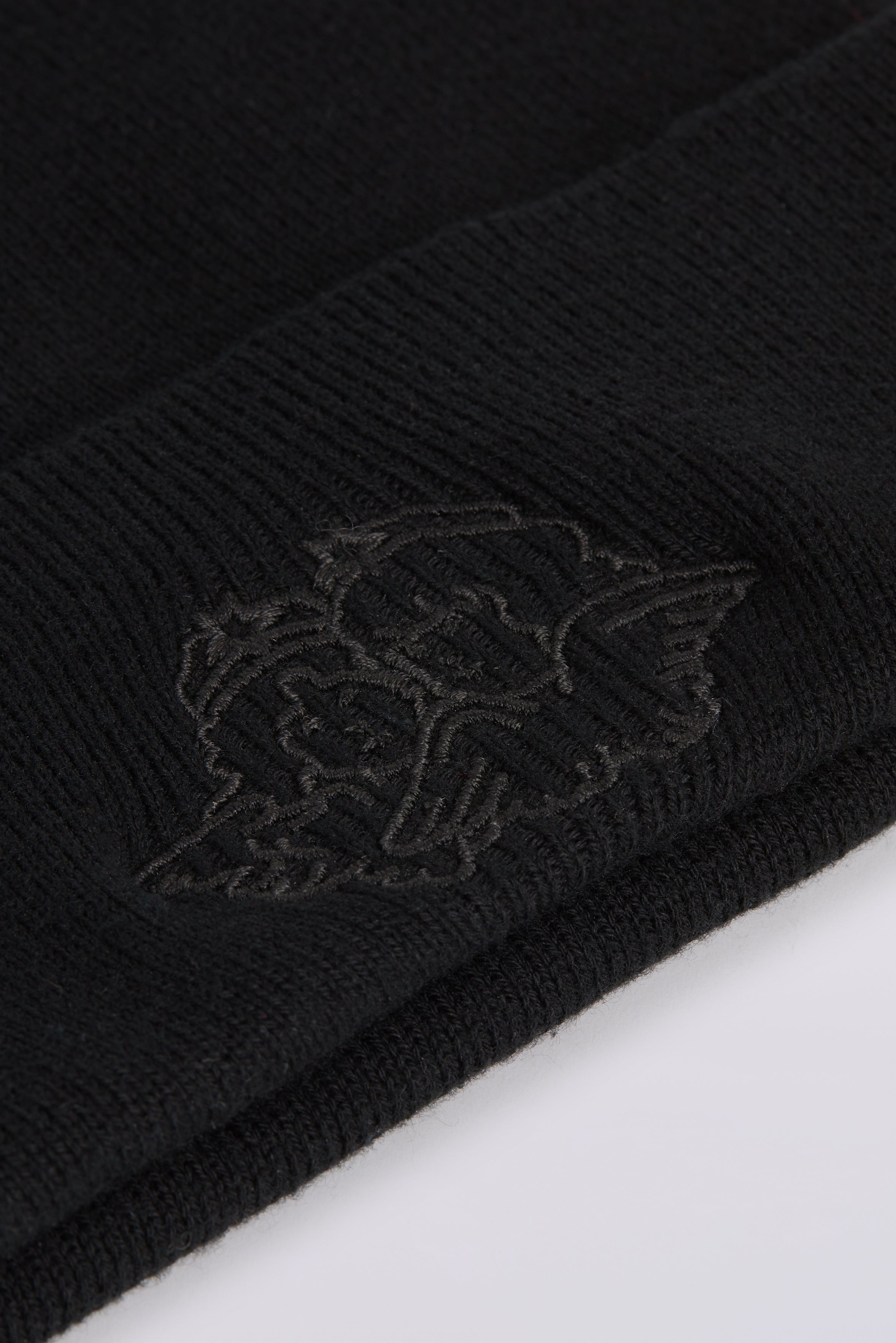 Angels Embroidered Beanie Black