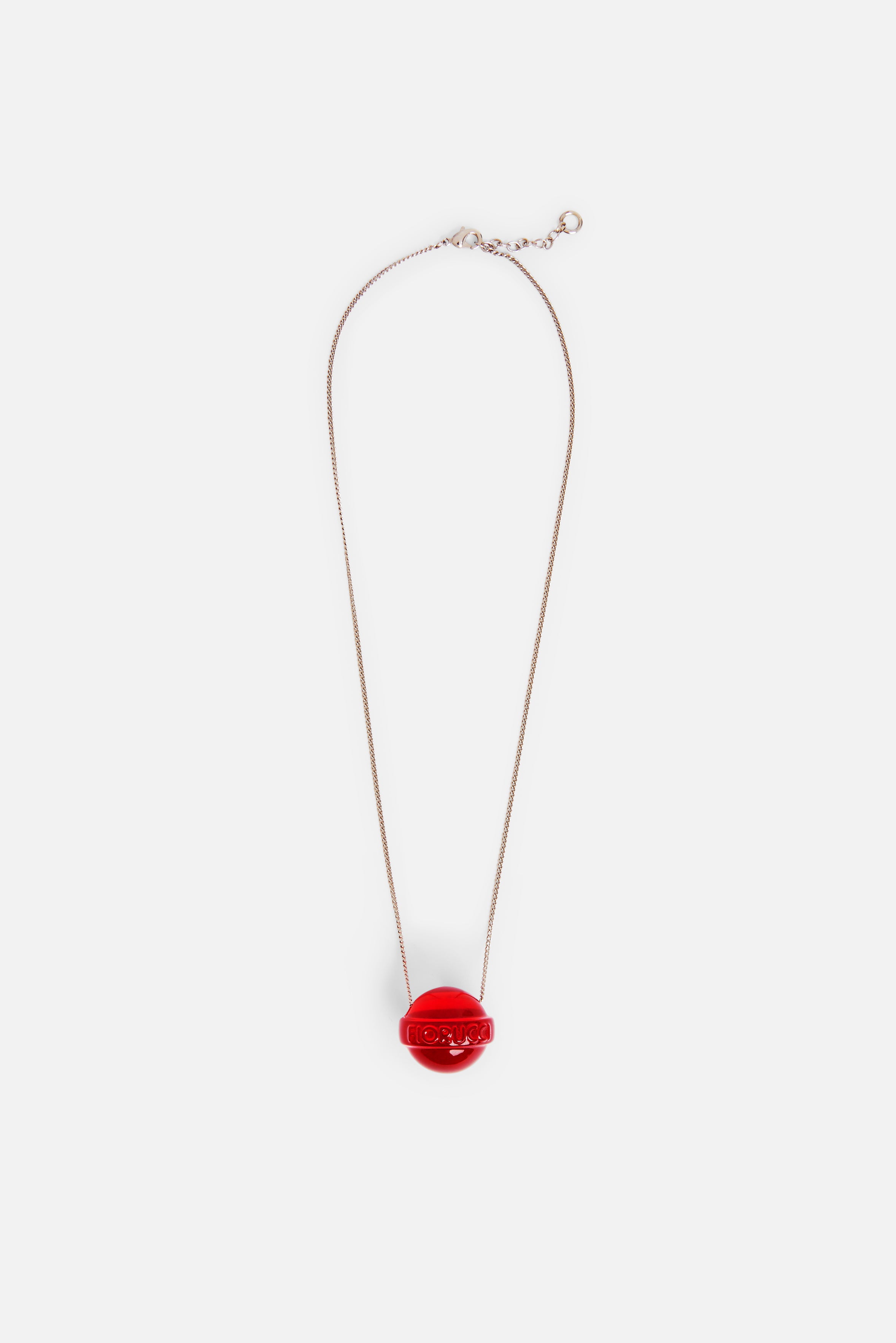 Lollipop Necklace Red