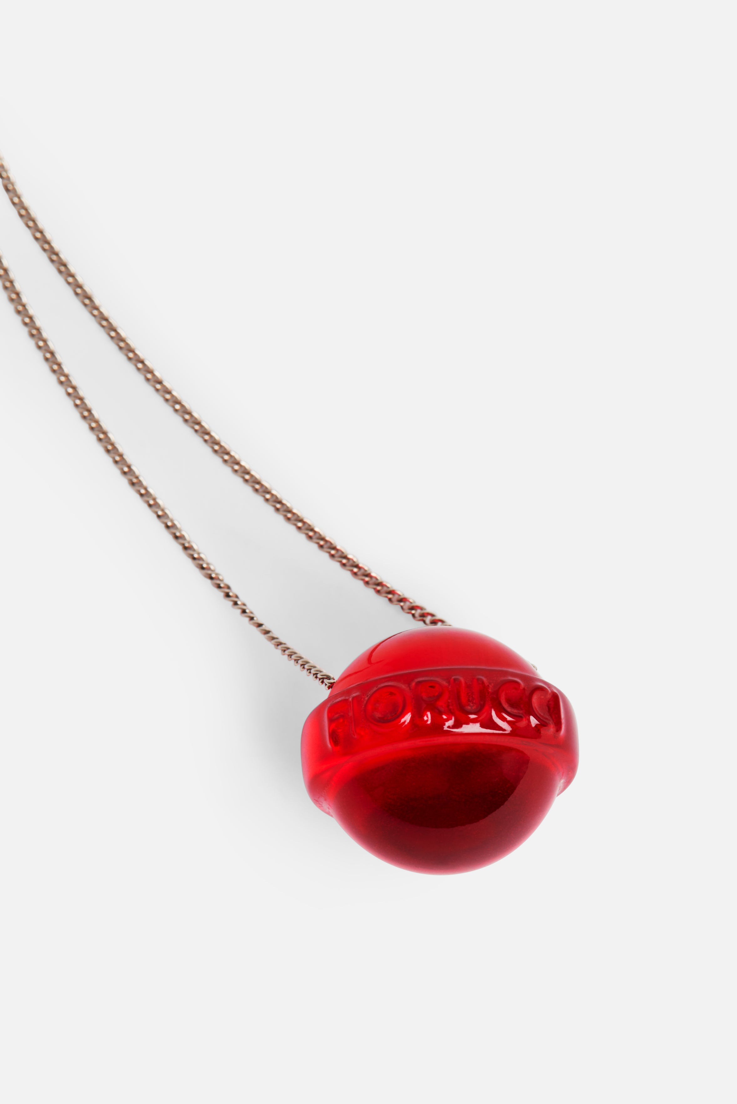 Lollipop Necklace Red