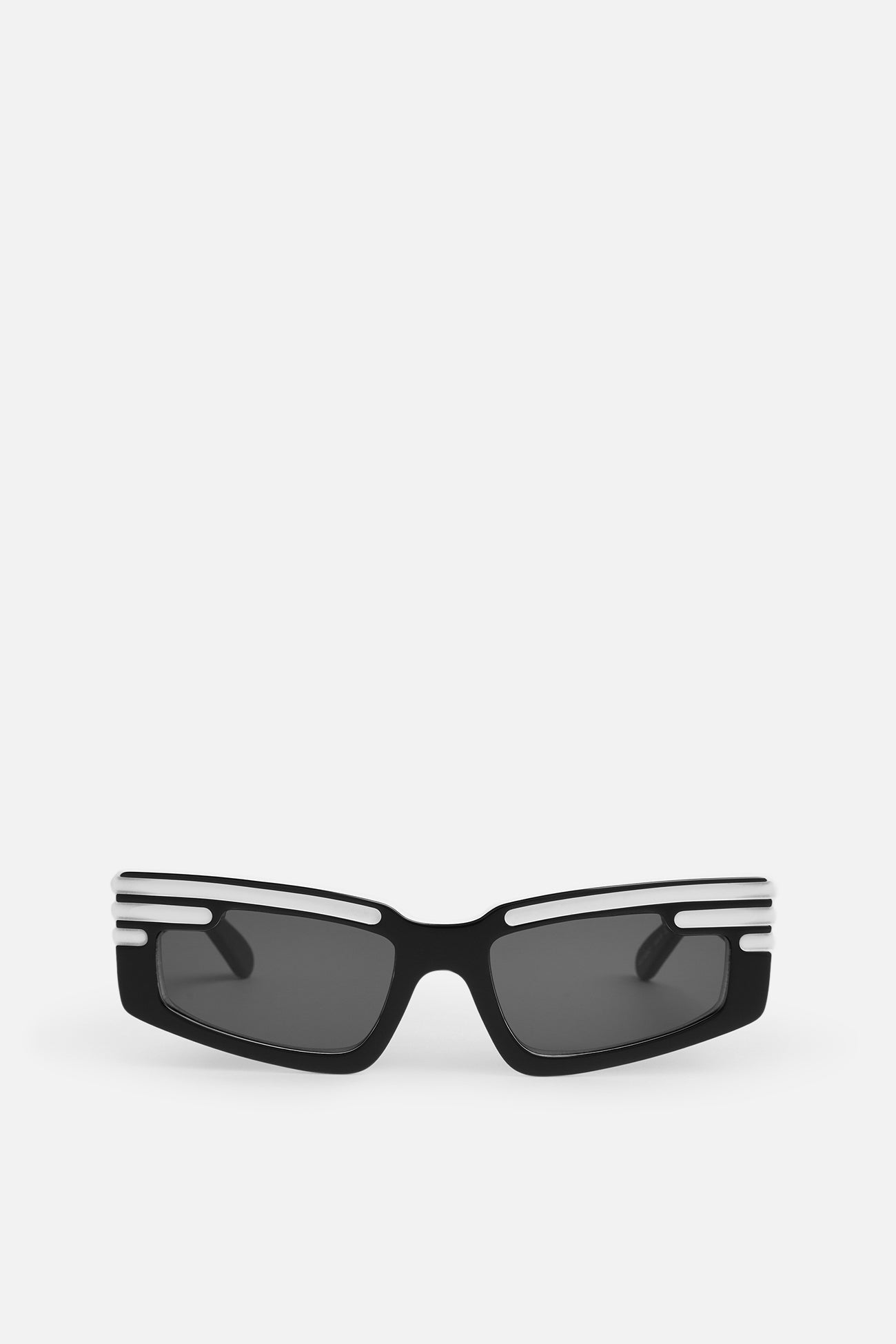 Rectangular Wing Sunglasses Black