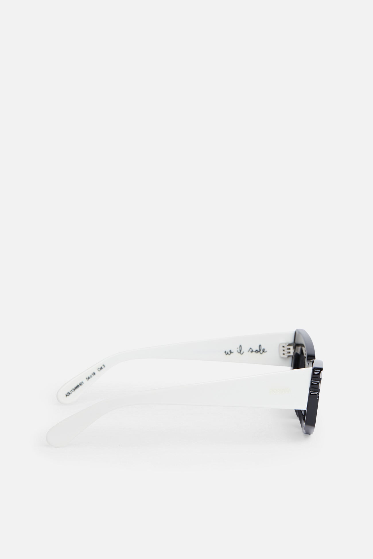 Rectangular Wing Sunglasses White