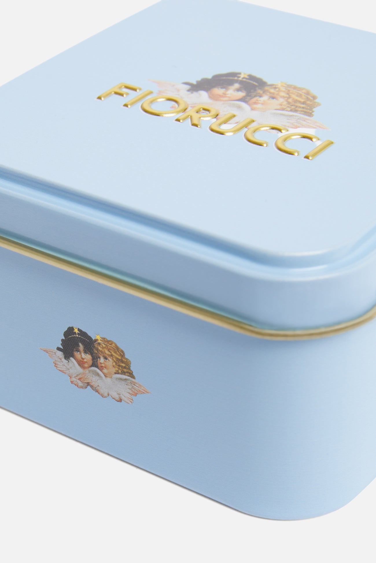 Angels Mini Metal Box Blue