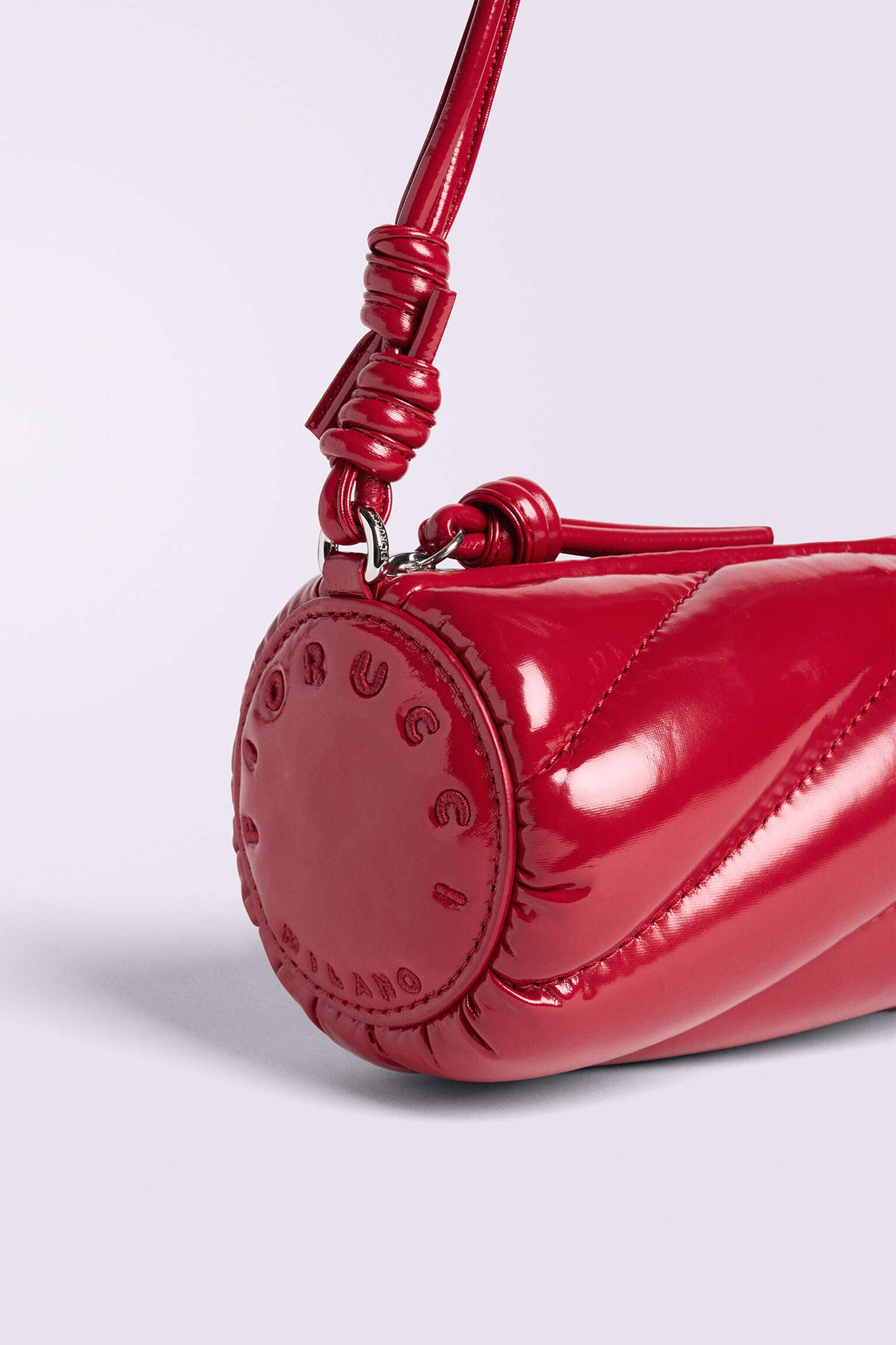 Mella Vinyl Mini Bag Red