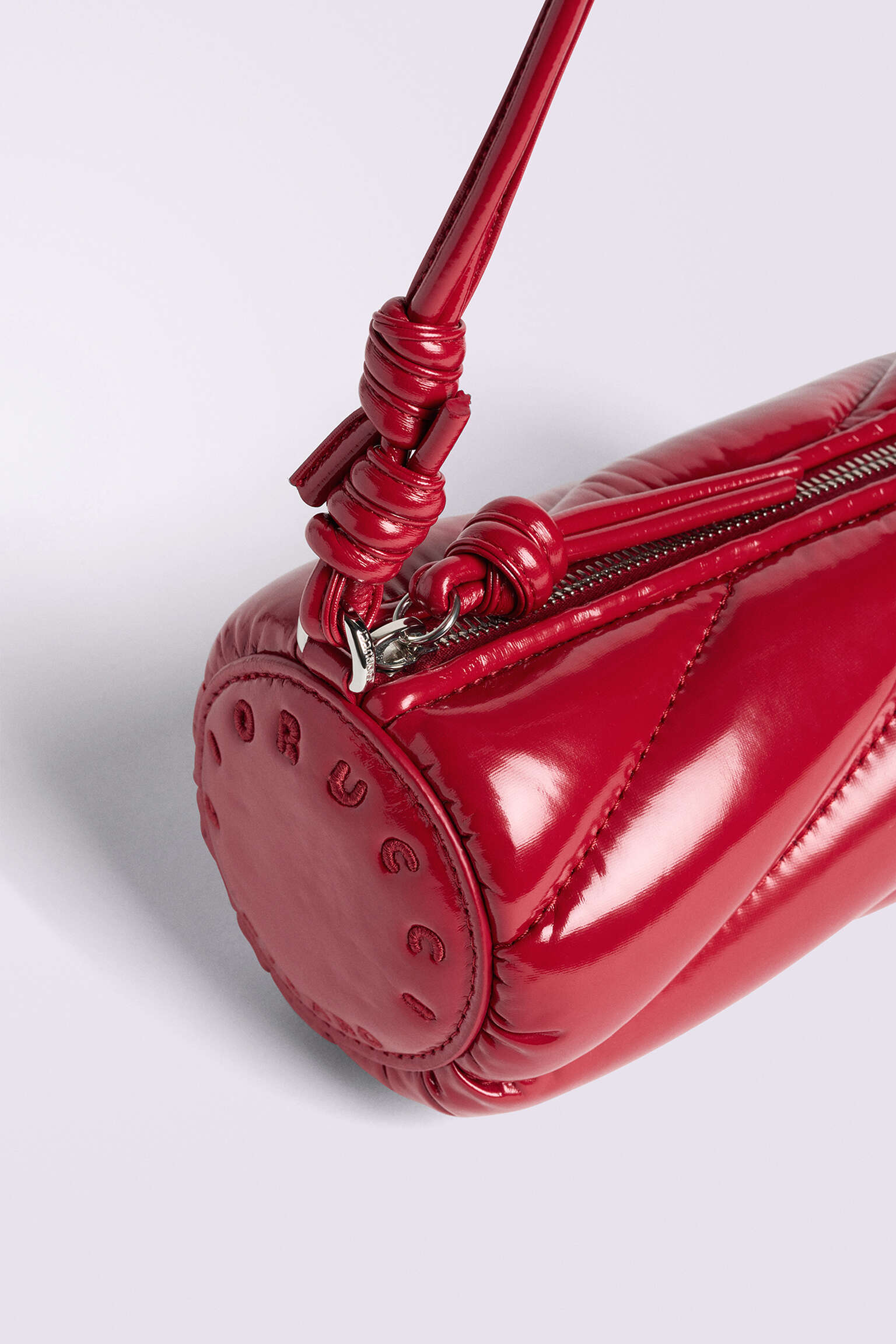 Mella Vinyl Mini Bag Red