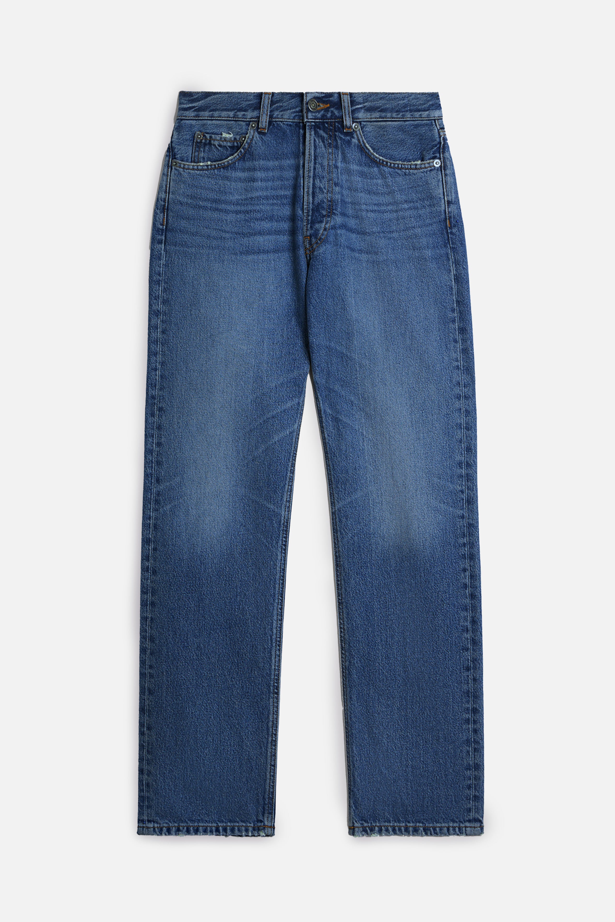 Straight Fit Jeans Mid Blue