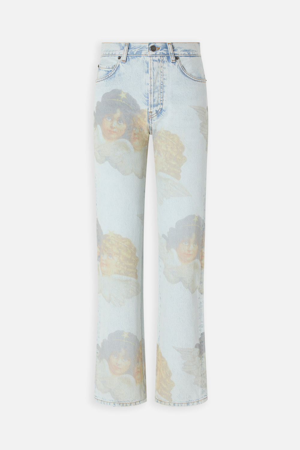 Angels Straight Fit Jeans Bleach Blue