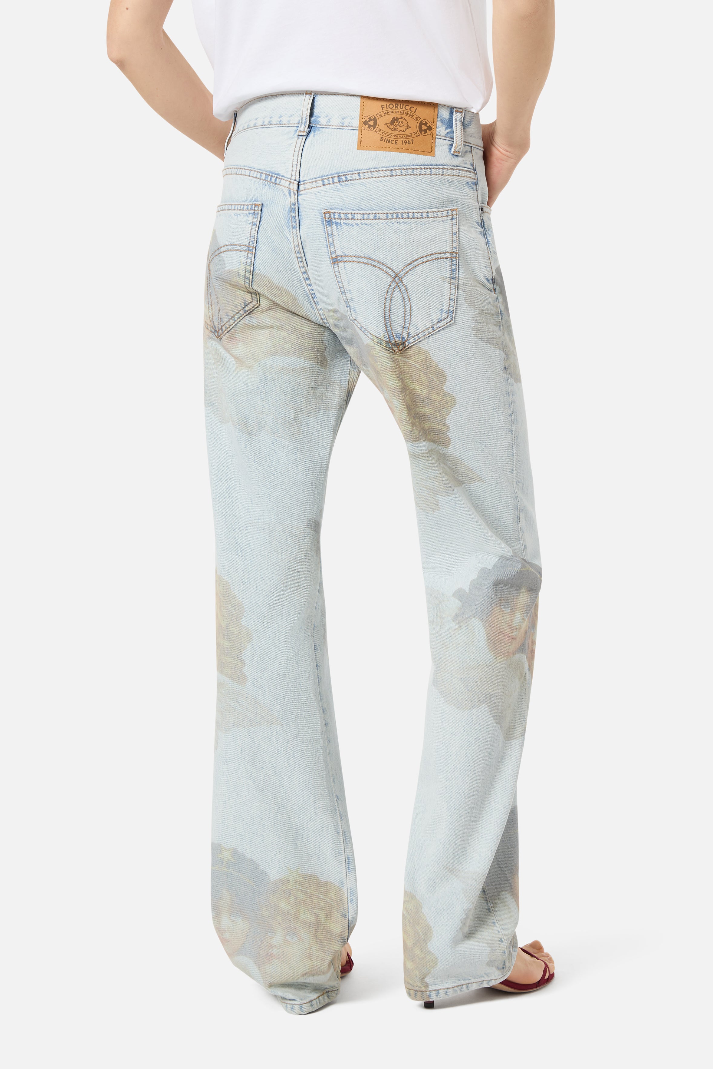 Angels Straight Fit Jeans Bleach Blue