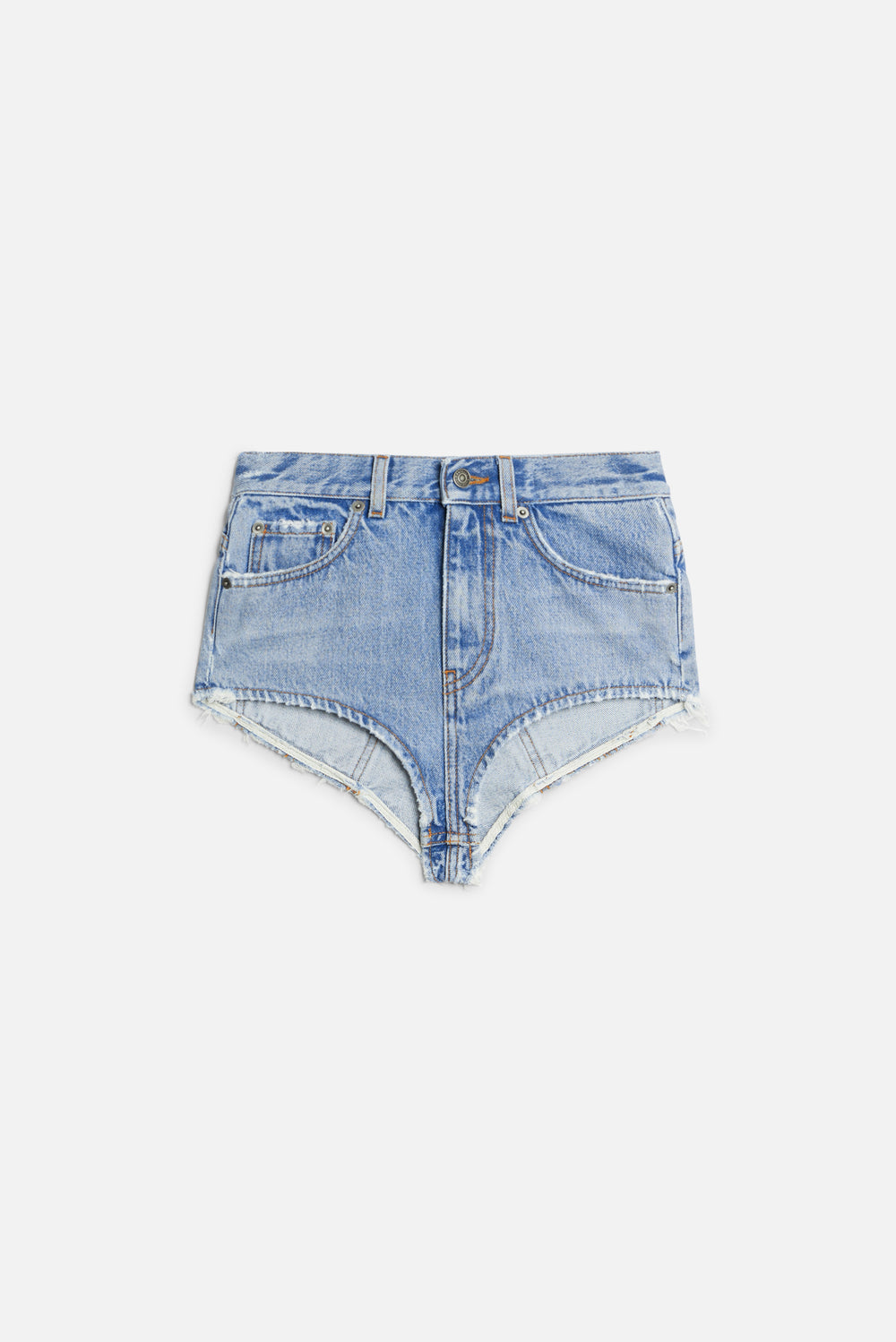 Denim Hot Pants Light Blue