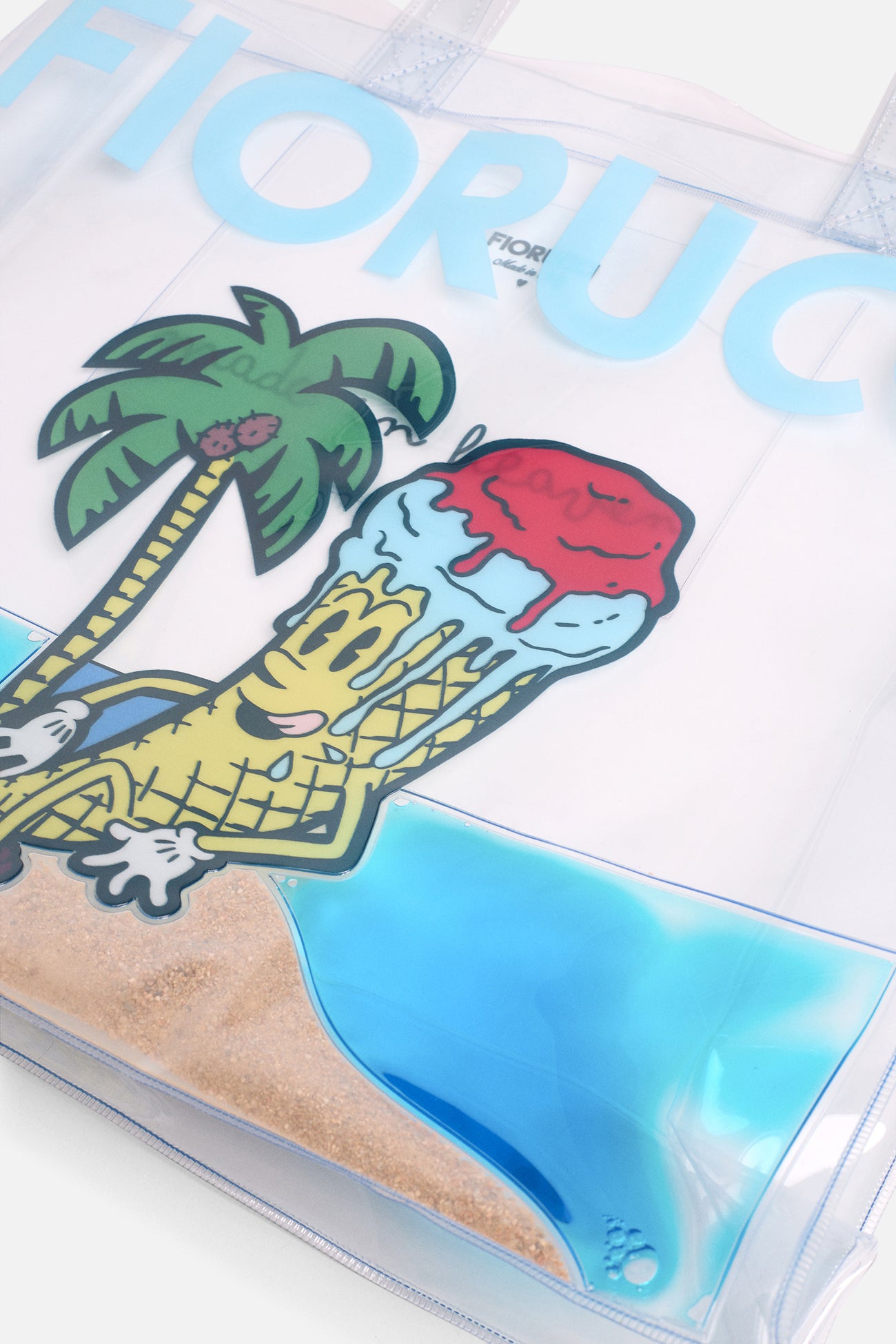 Logo Ice Cream Tote Bag Multi