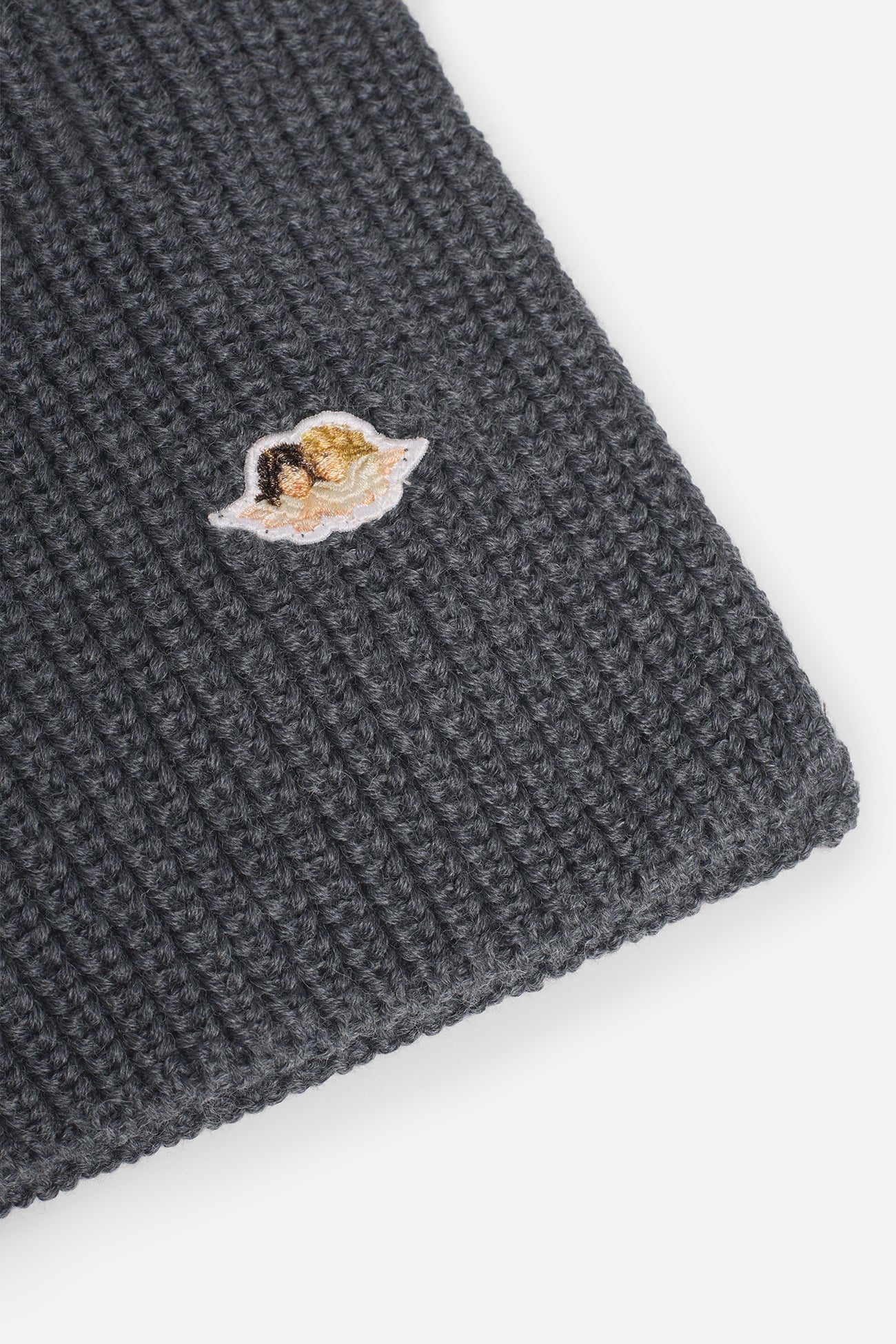 Angels Patch Scarf Grey