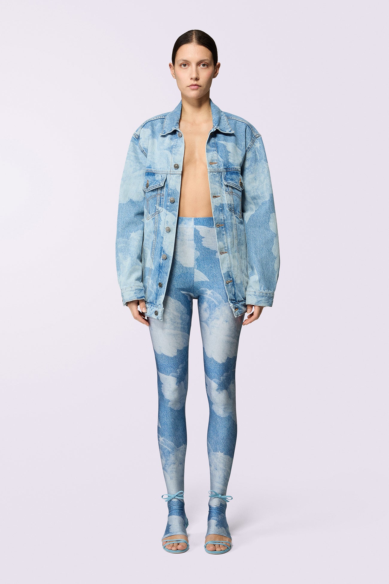 Leggings Semicalzati Angels Blu