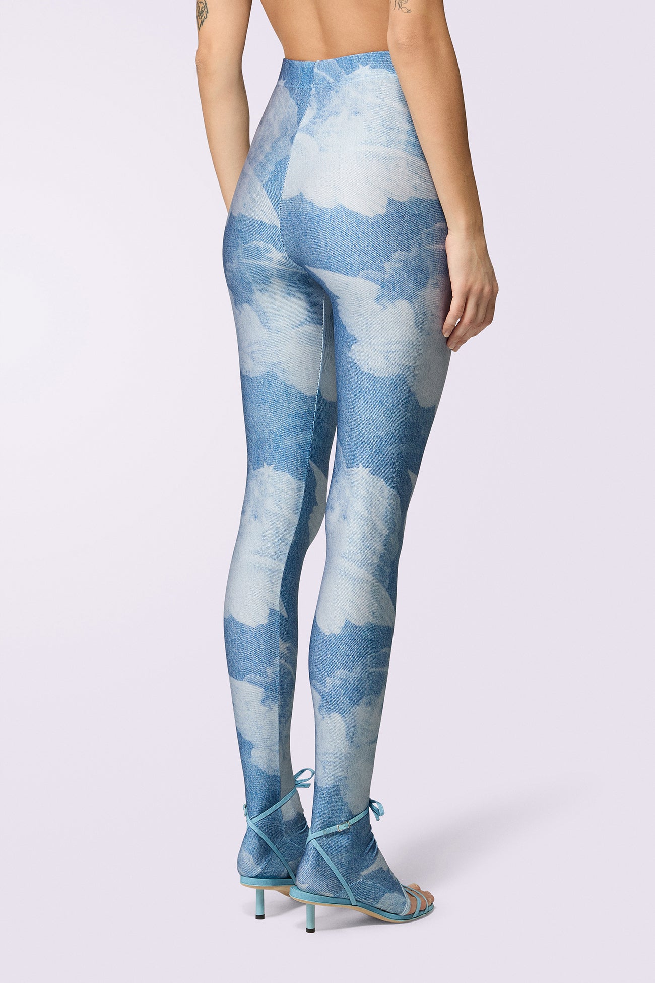Leggings Semicalzati Angels Blu