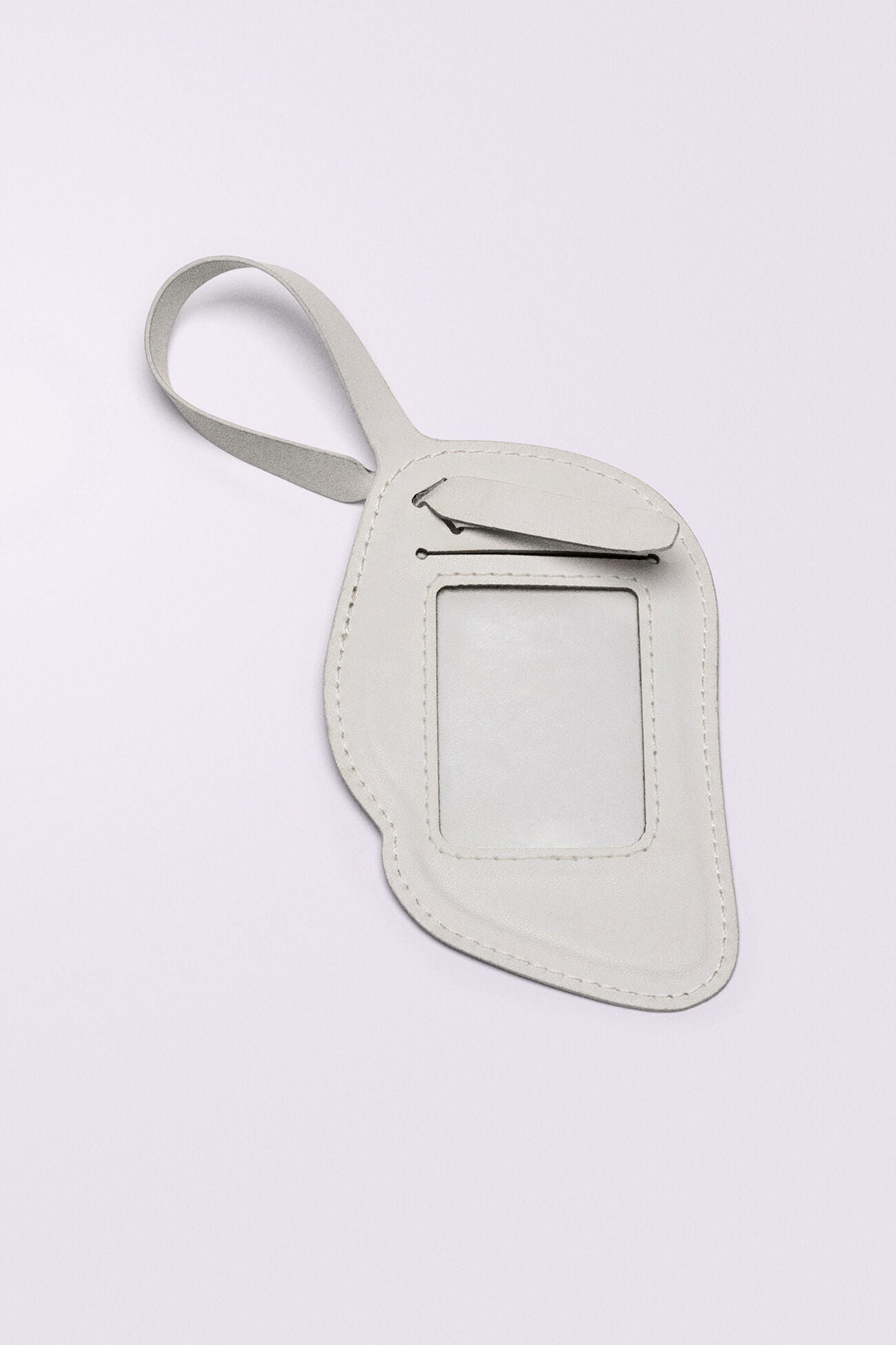 Lips Luggage Tag Red