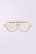 Angels Satin Eye Mask White