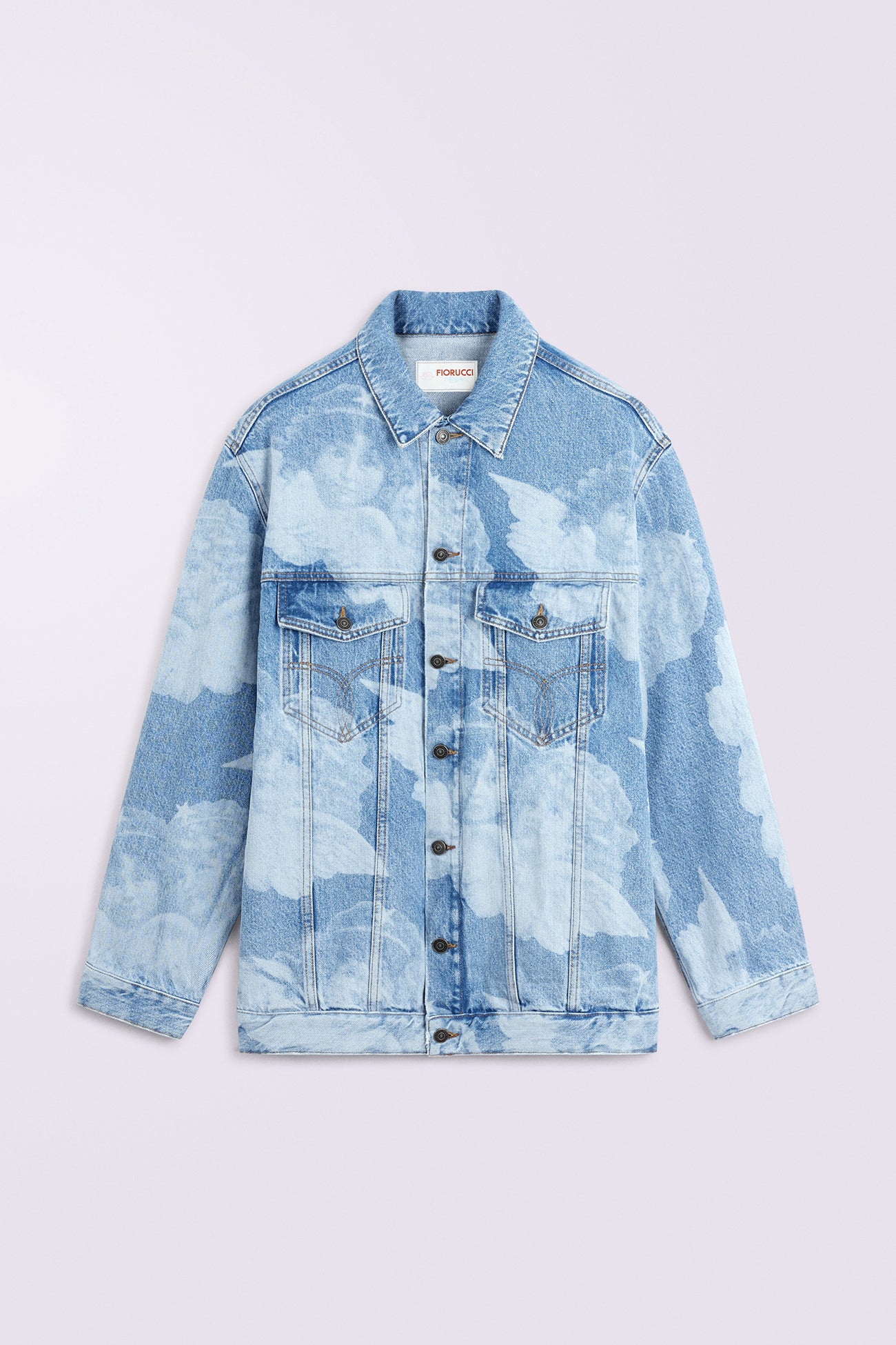 Angels Denim Jacket Mid Blue