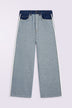 Inside Out Baggy Jeans Deep Blue