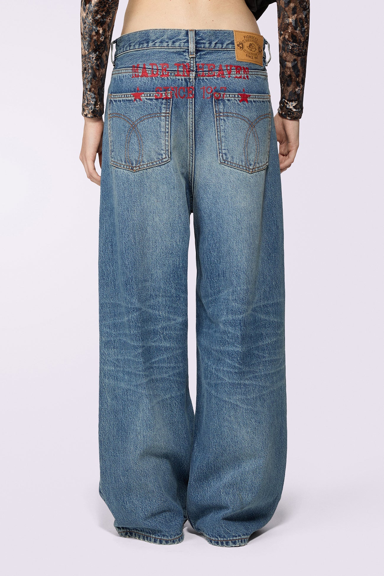 Made In Heaven Baggy Jeans Mid Blue