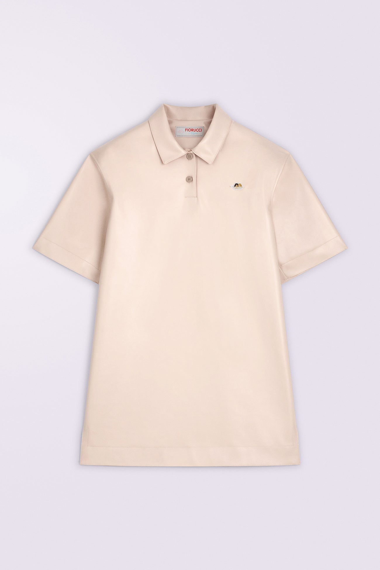 Angels Patch Polo Mini Dress Pink