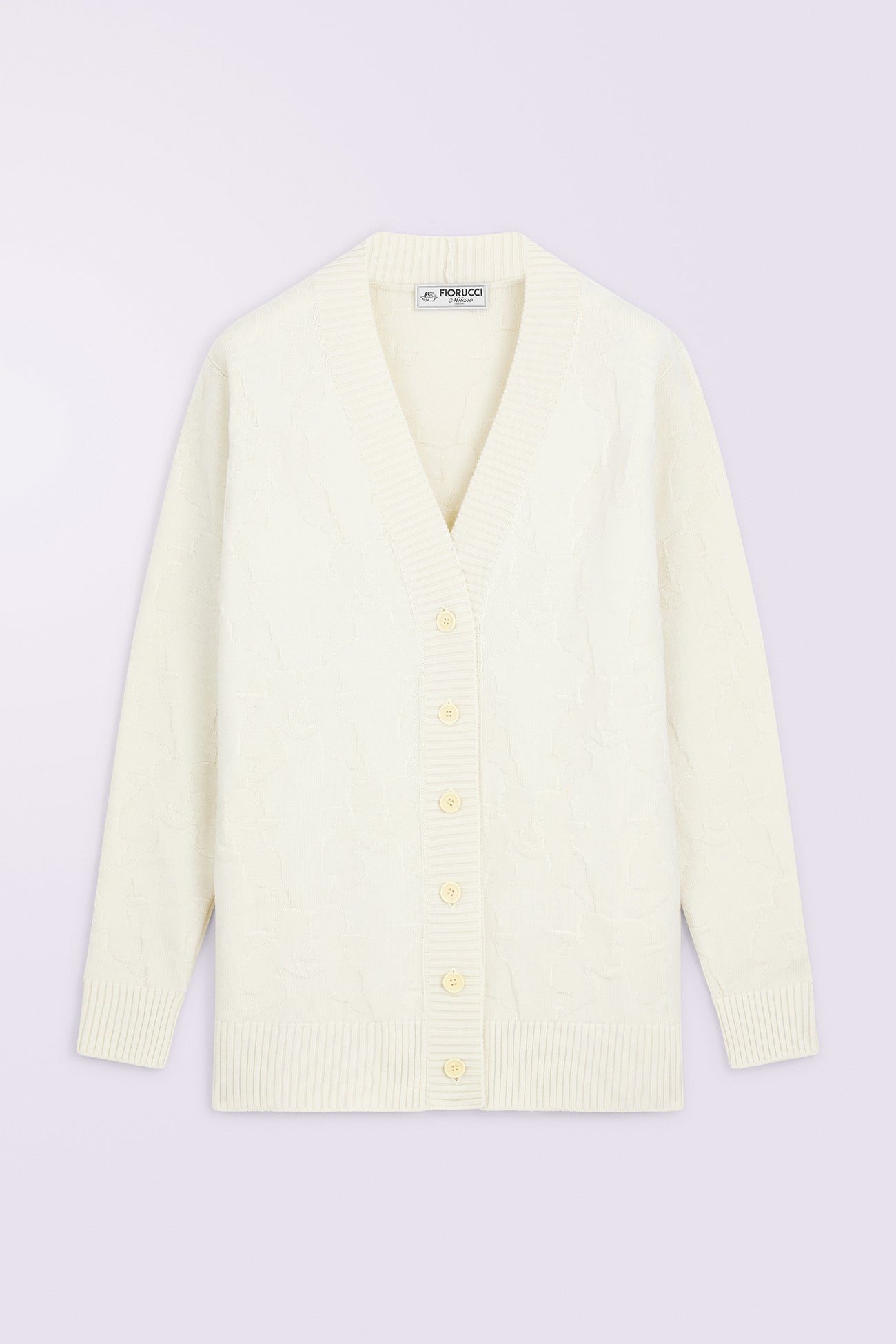 Kissing Angels Knit Cardigan White | Fiorucci