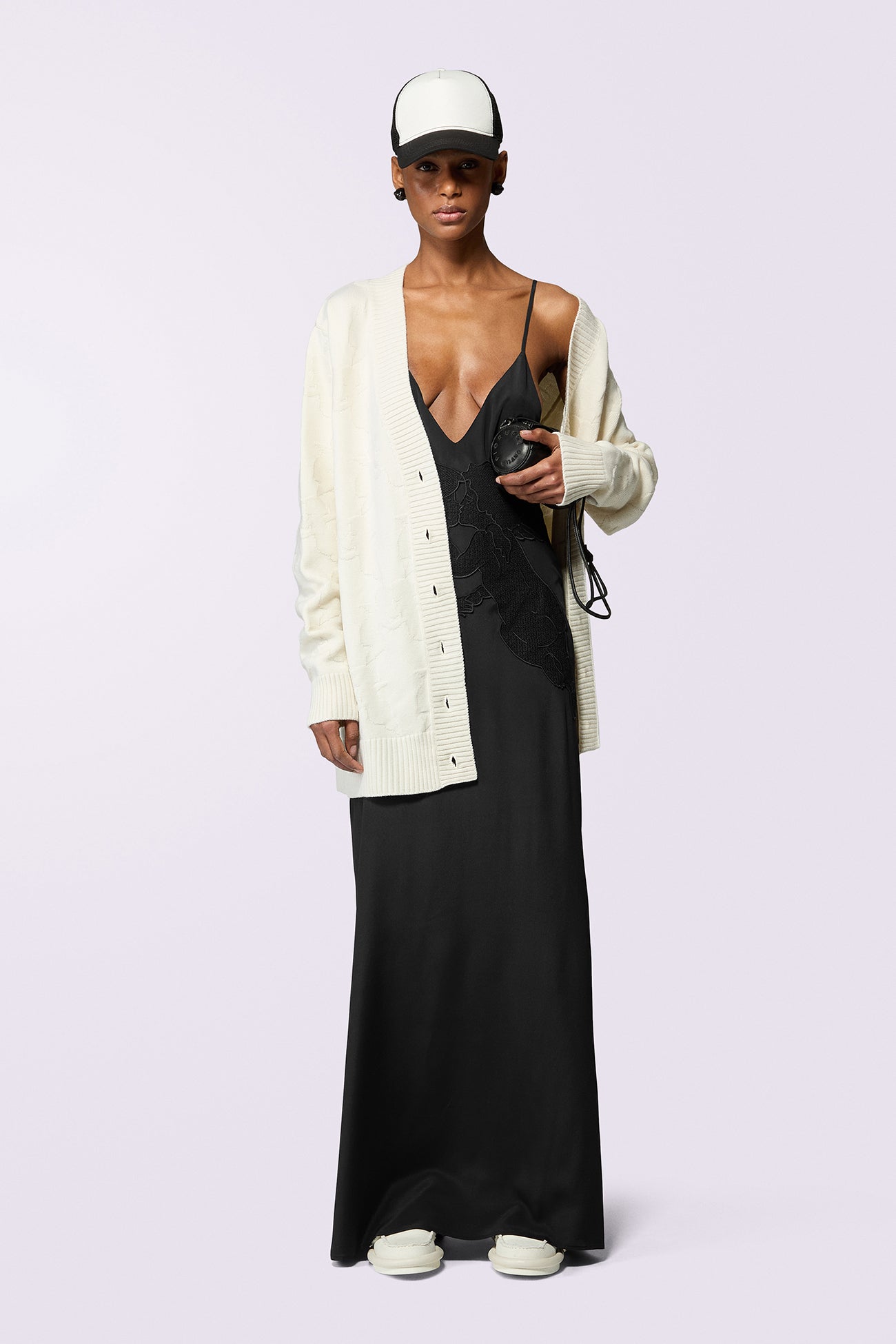 Kissing Angels Knit Cardigan White