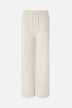Angels Patch Knit Trousers Beige
