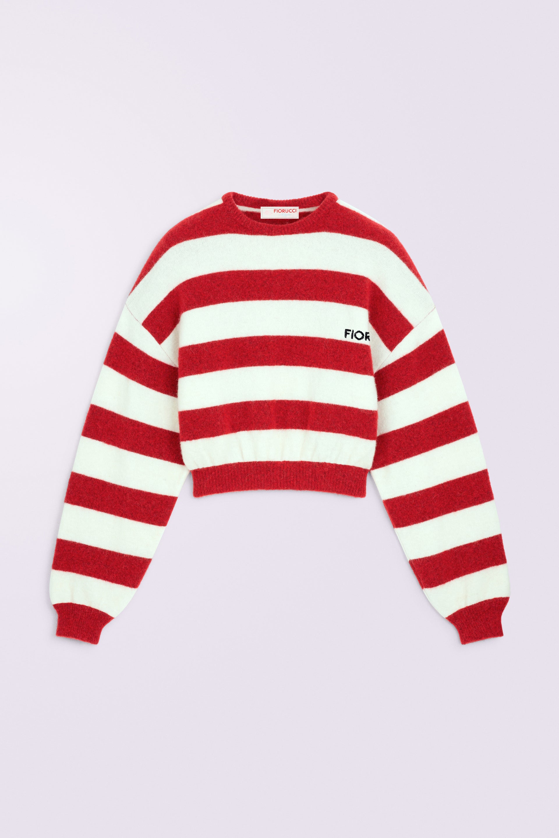 Stripe Crop Knit Jumper