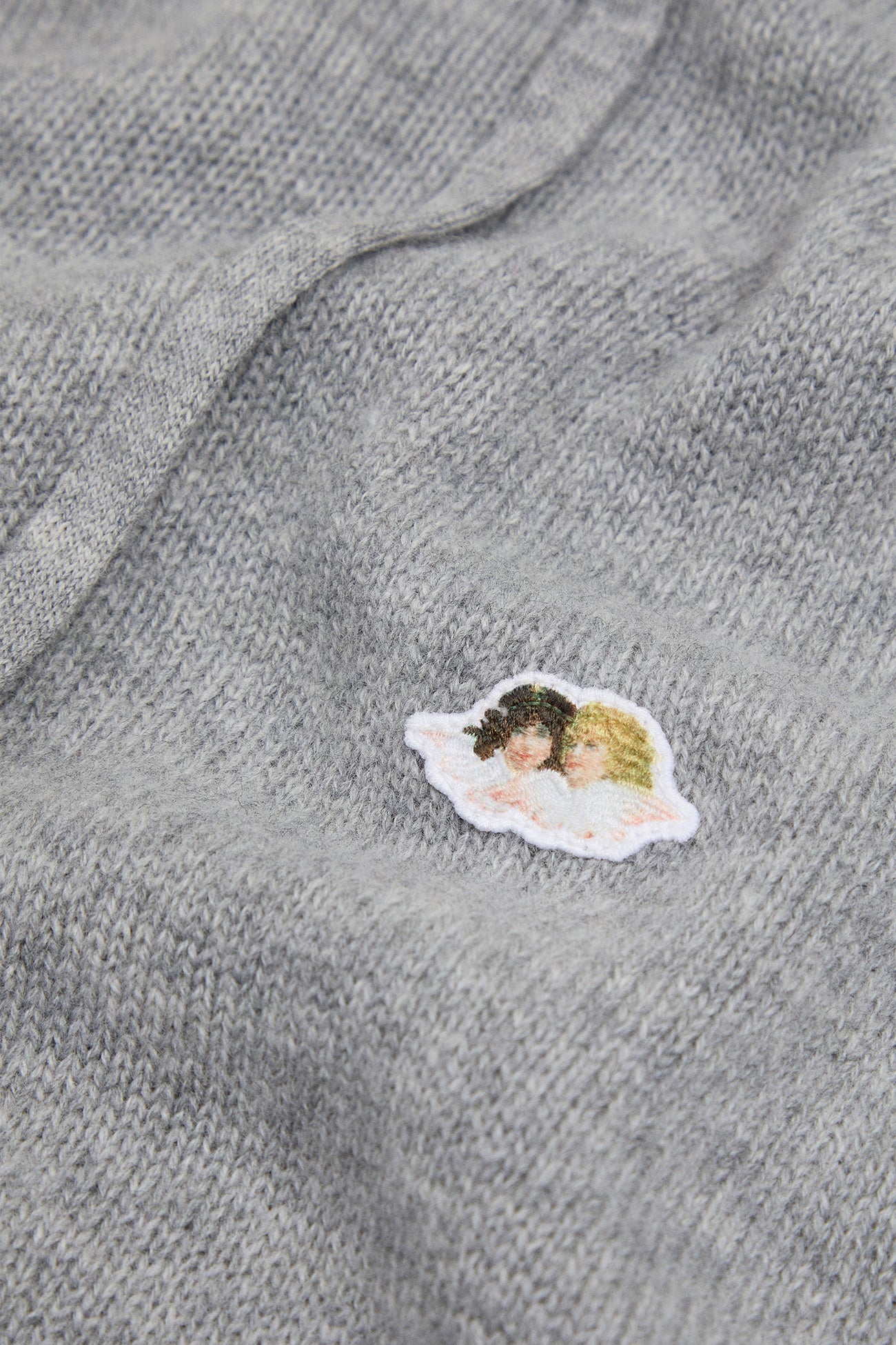 Angels Patch Knit Hoodie
