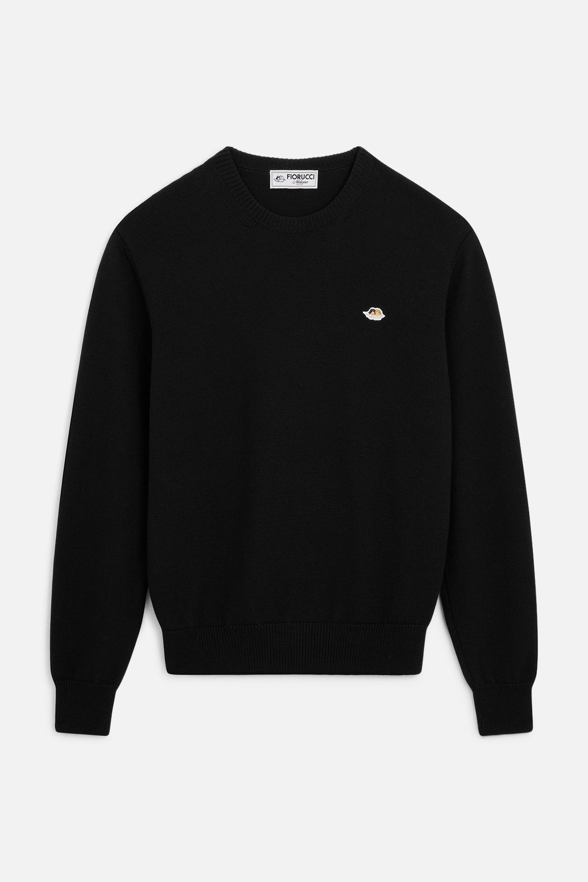 Maglione Patch Angeli Nero