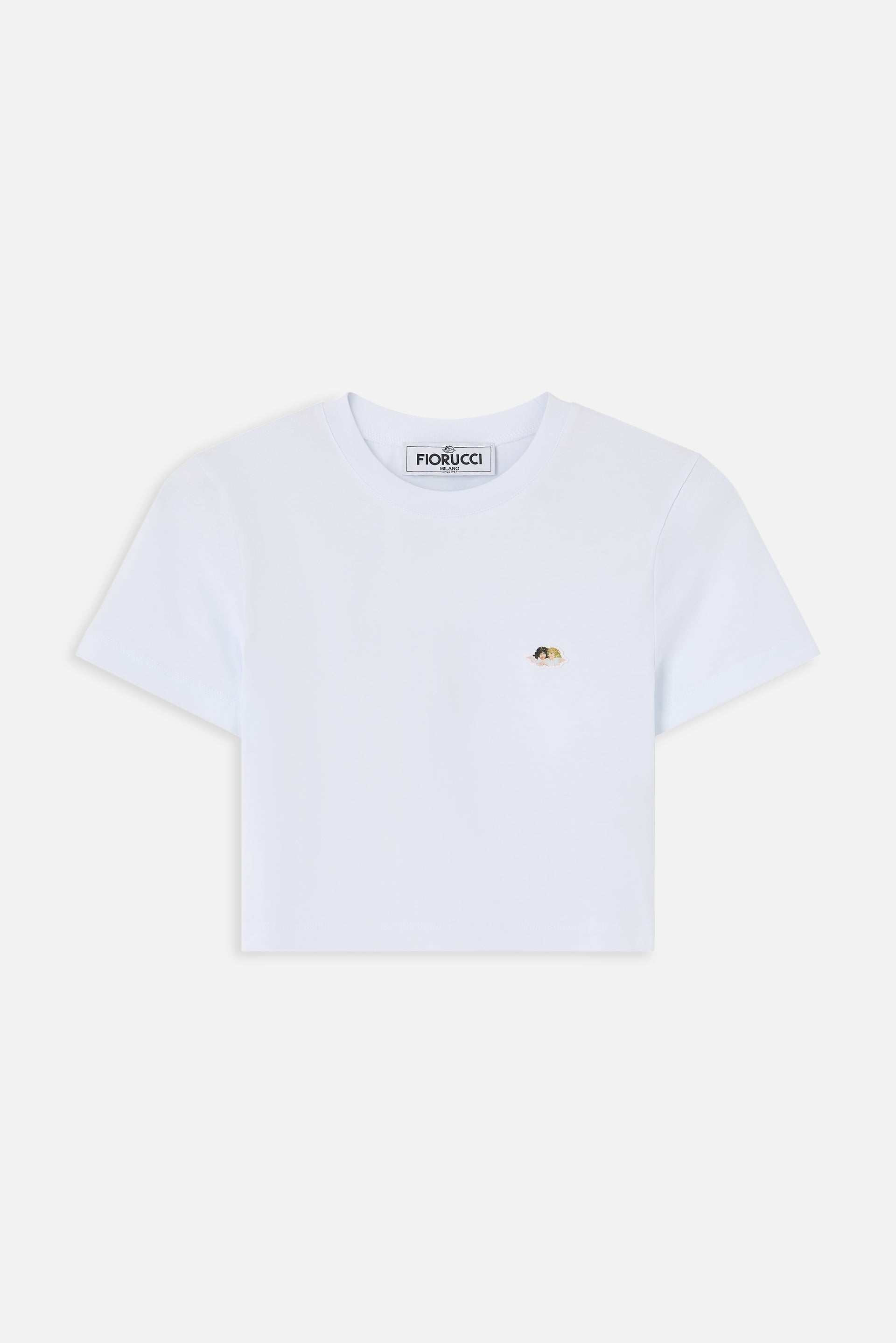 Angels Patch Cropped T Shirt
