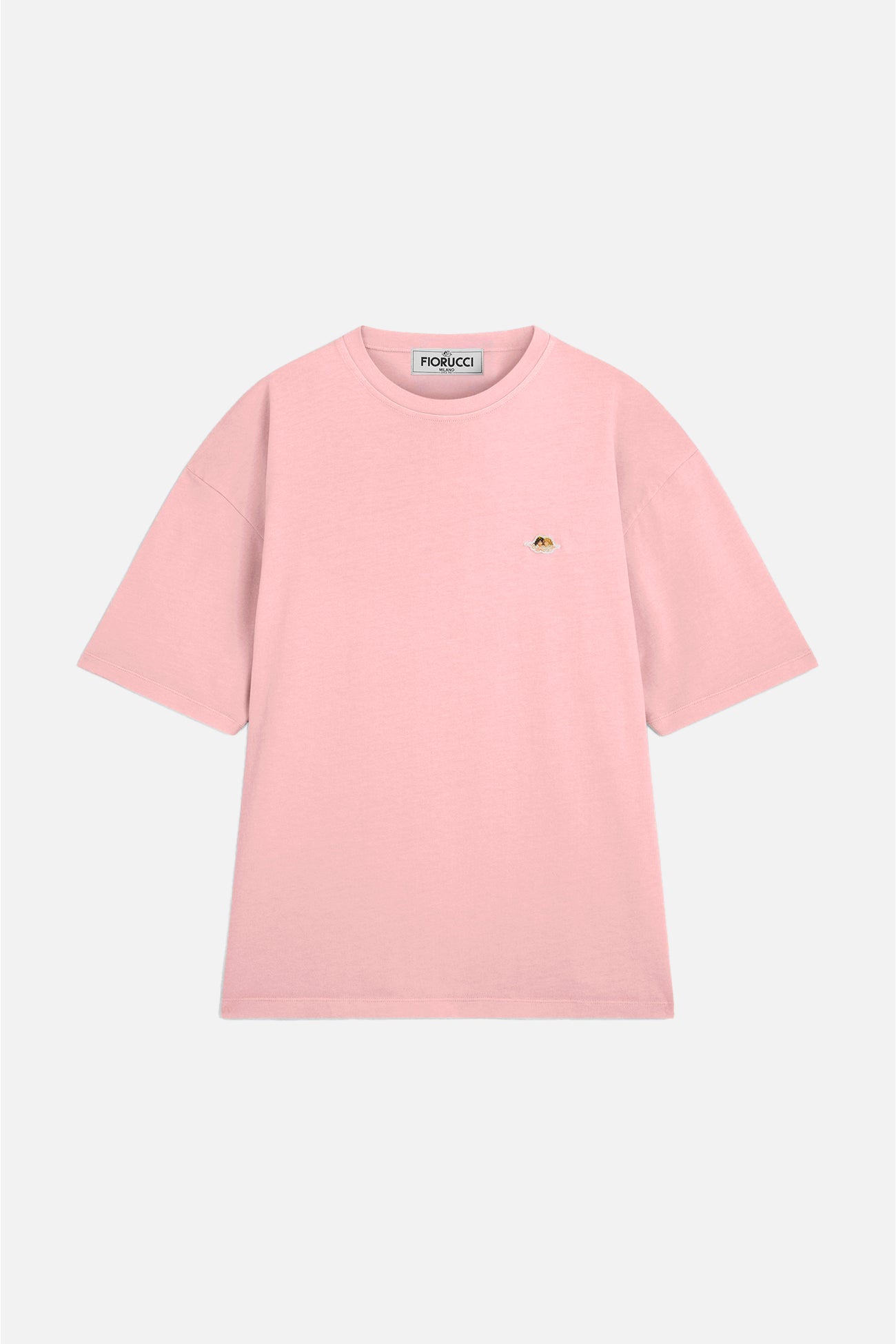 Angels Patch Relaxed T-Shirt Pink