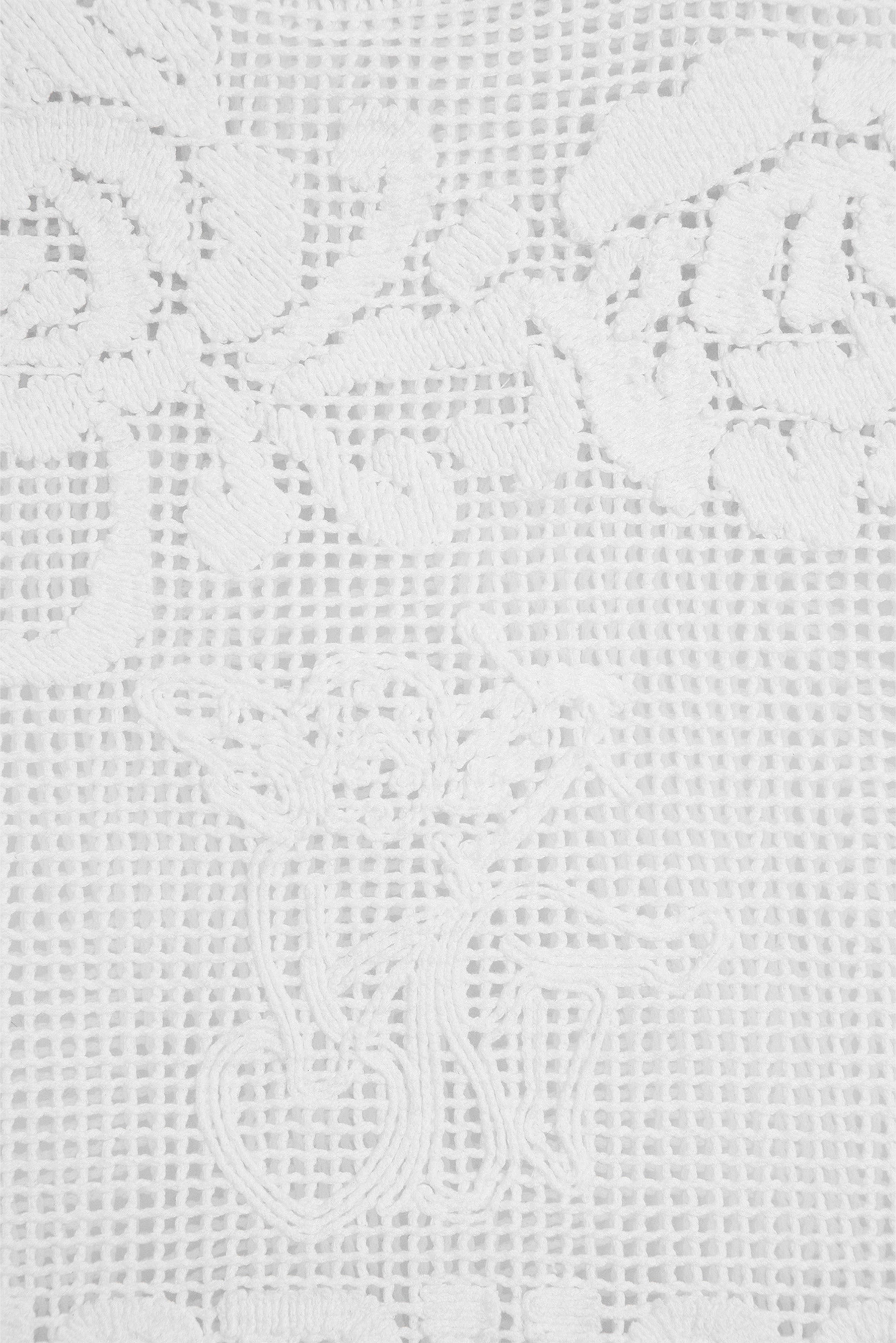 Cupid Crochet Tote Bag White