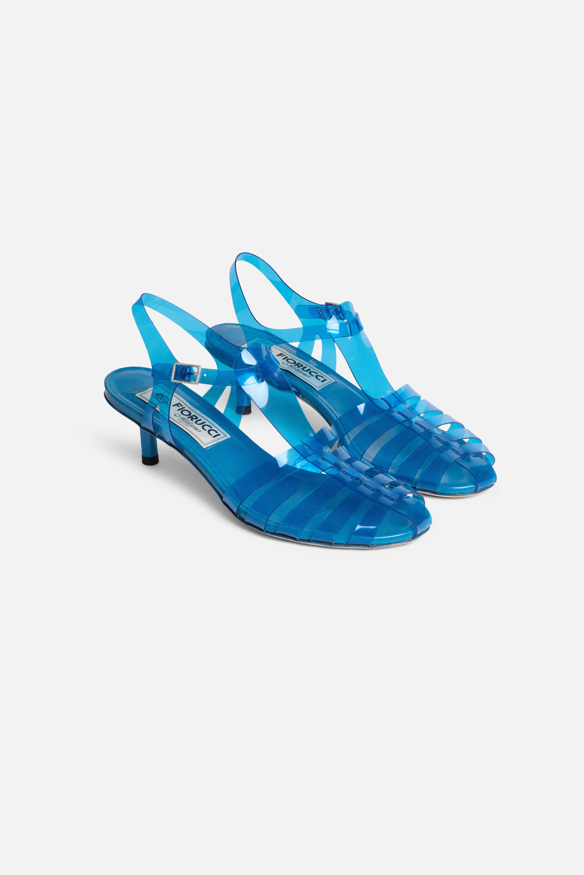 Jelly Kitten Heels Blue