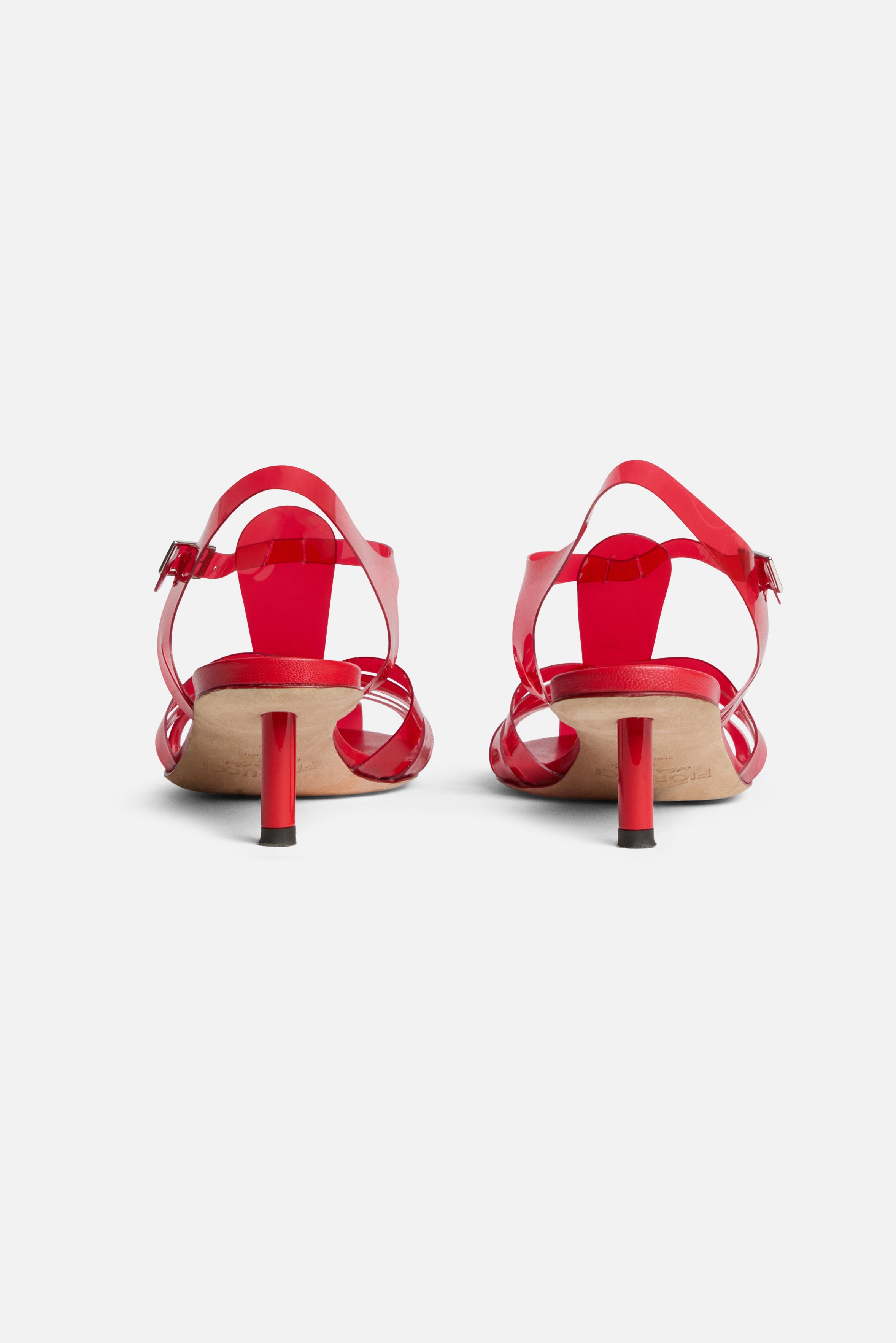 Jelly Kitten Heels Red