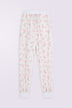 Floral Joggers White