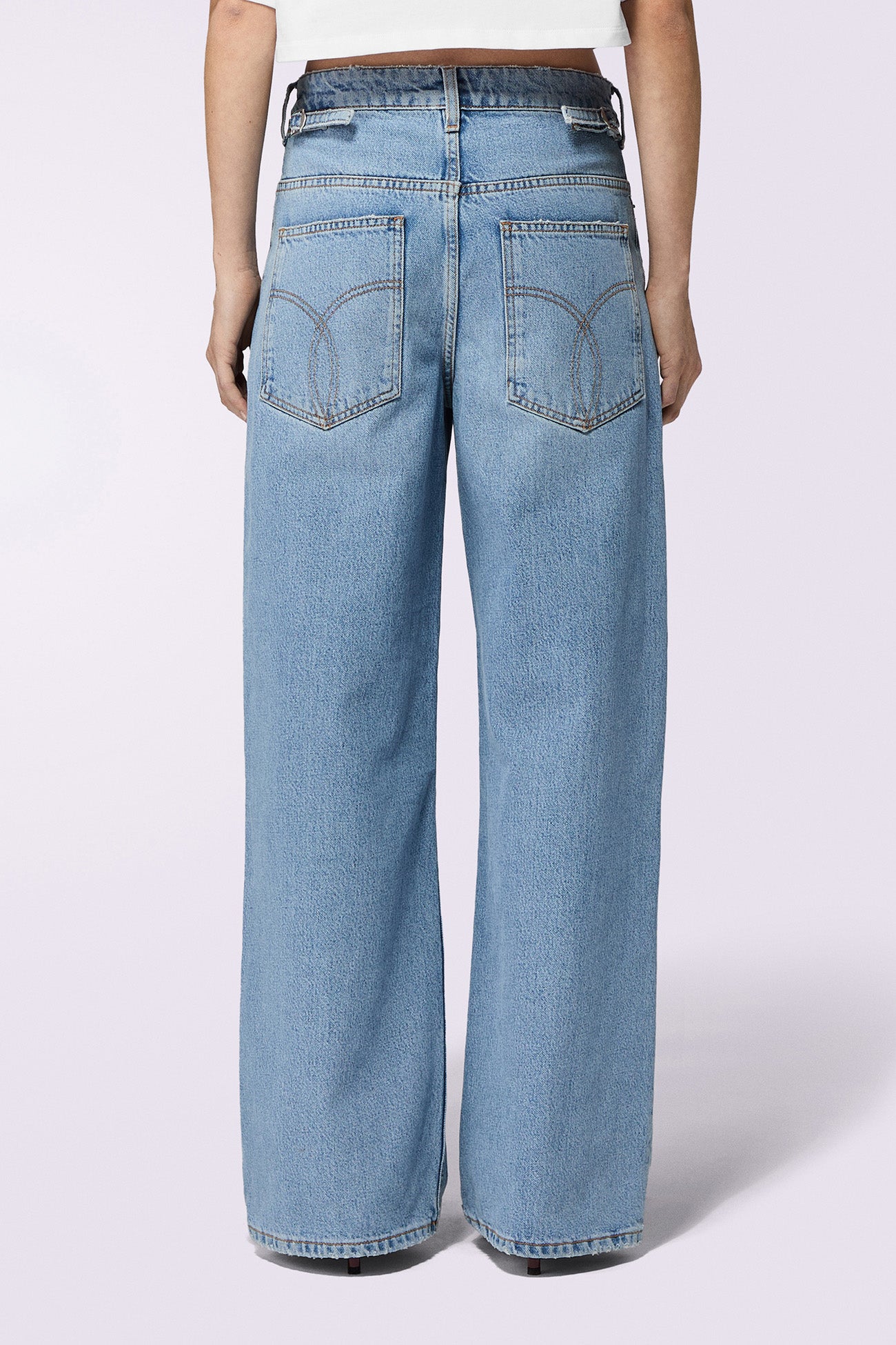 Jeans Baggy Azzurro