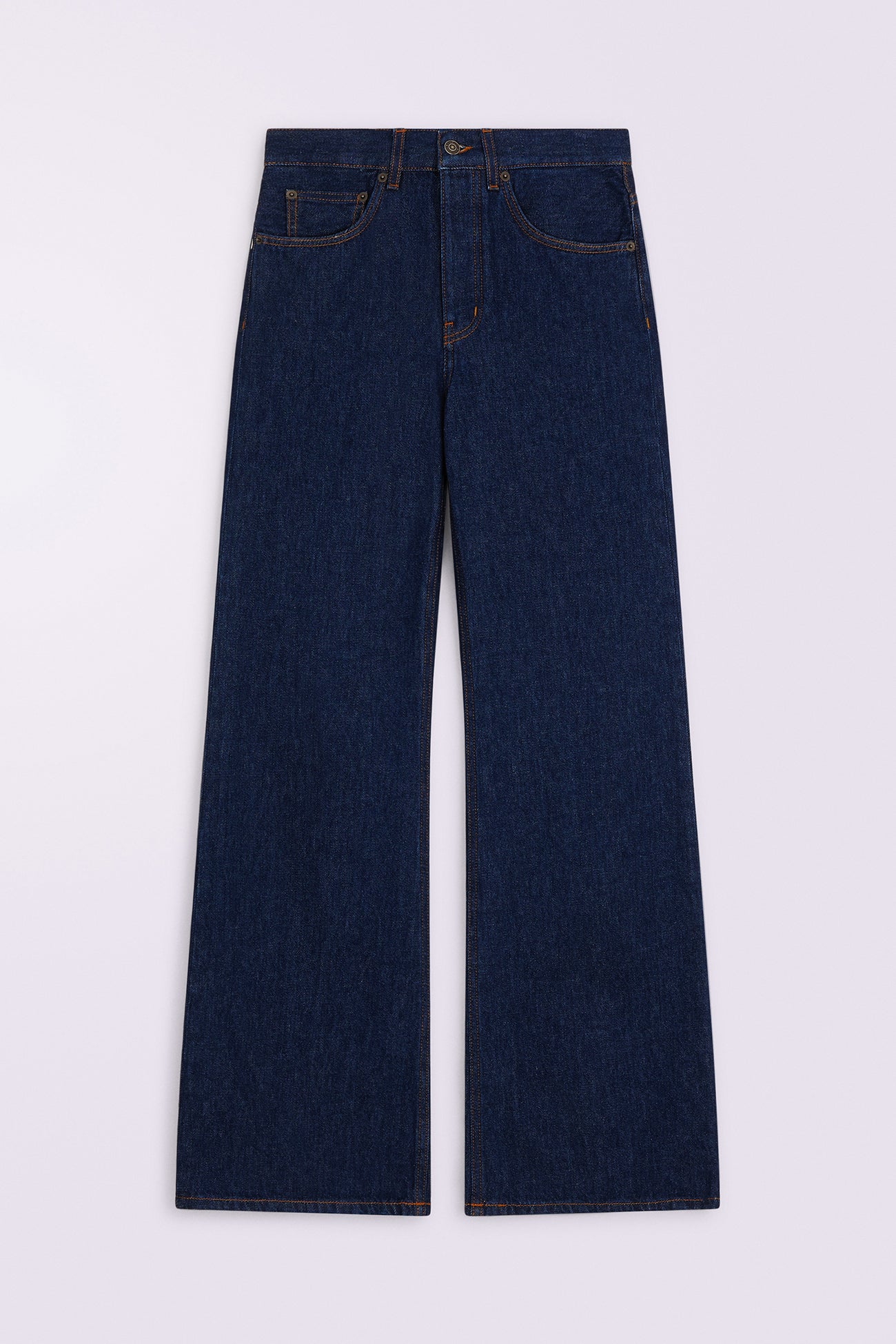 Wide Leg Jeans Deep Blue