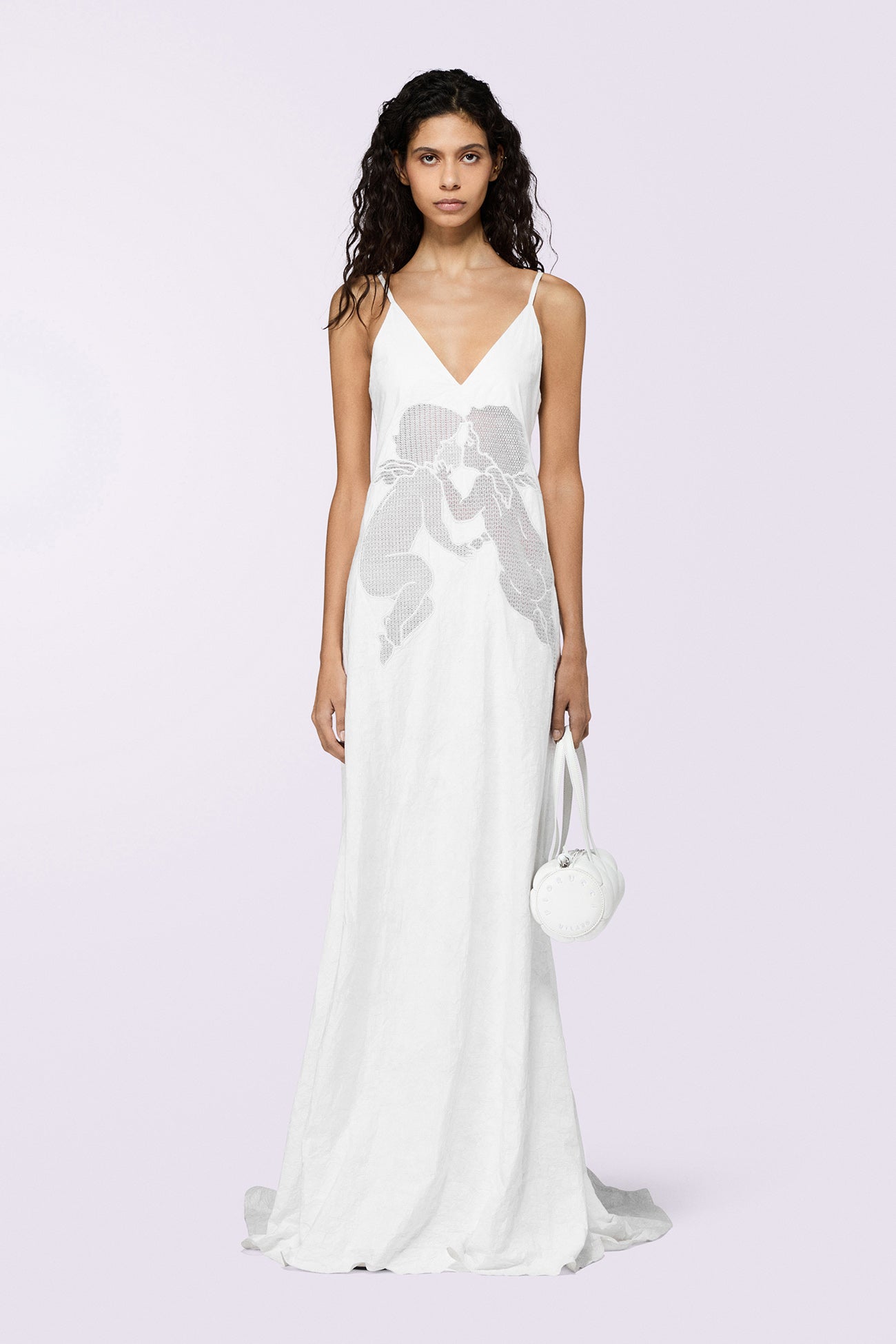 Kissing Angels Slip Maxi Dress White