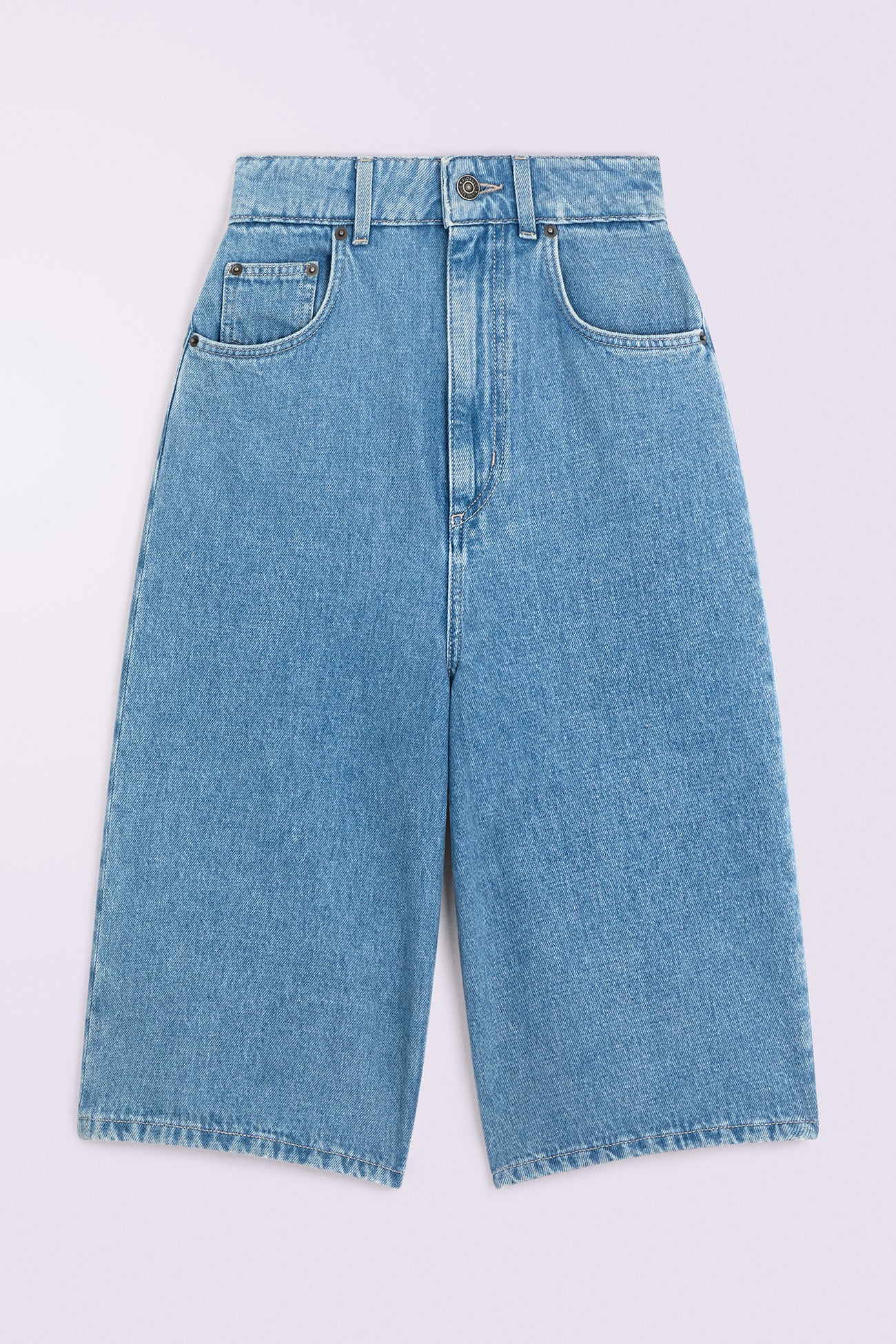 Denim Bermuda Shorts Blue
