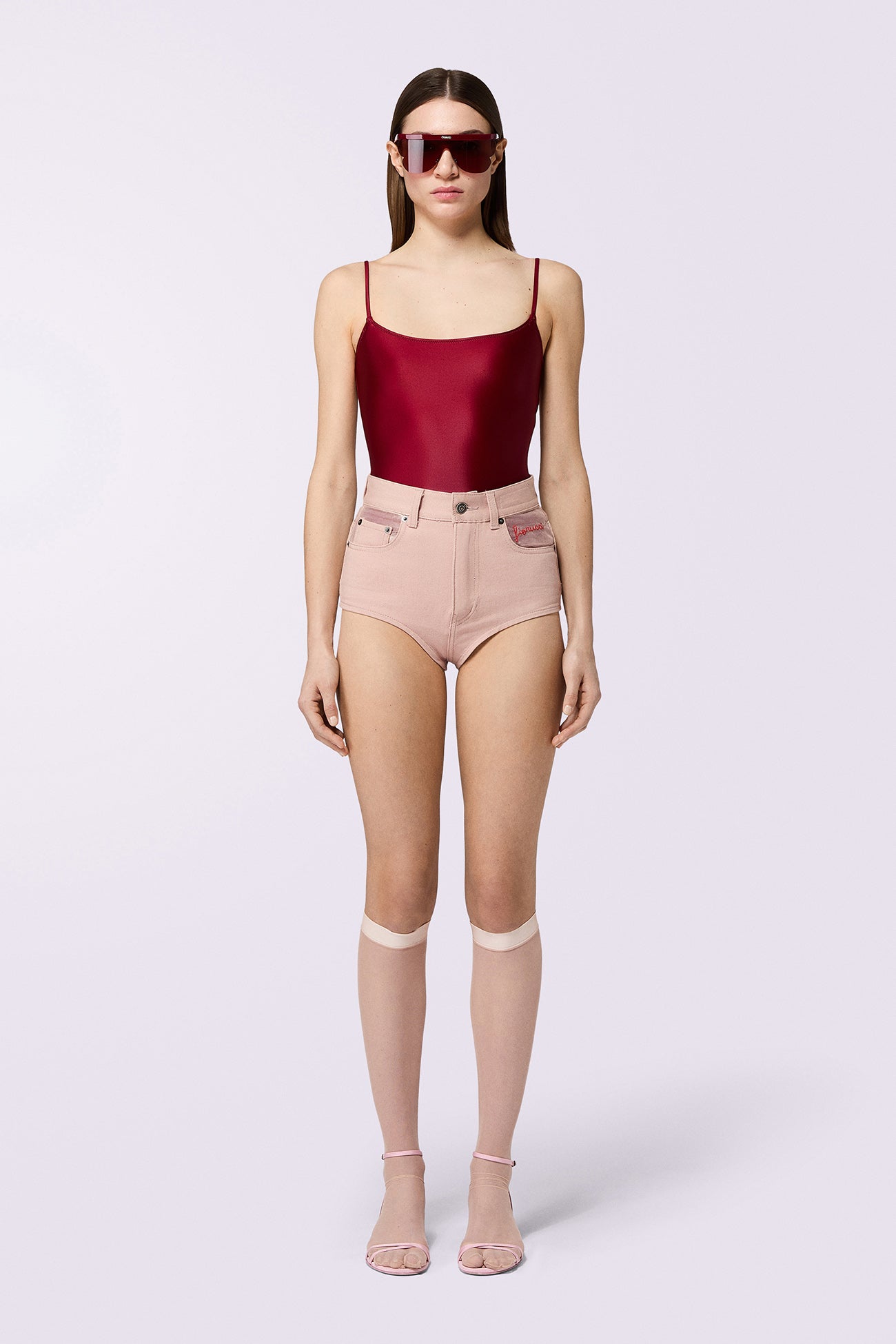 Strappy Bodysuit Burgundy