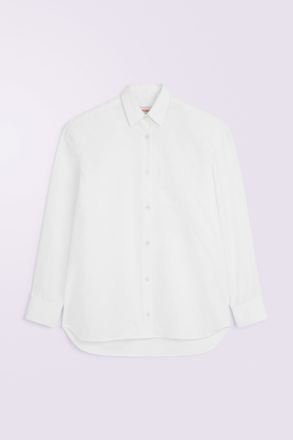 Embroidered Padded Shirt White