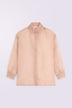 Embroidered Sheer Shirt Nude
