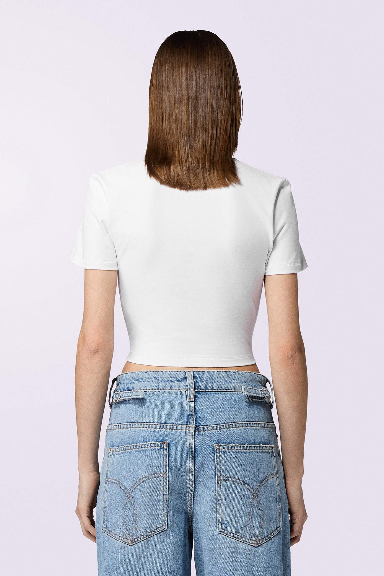 Popsicle Crop T-Shirt White