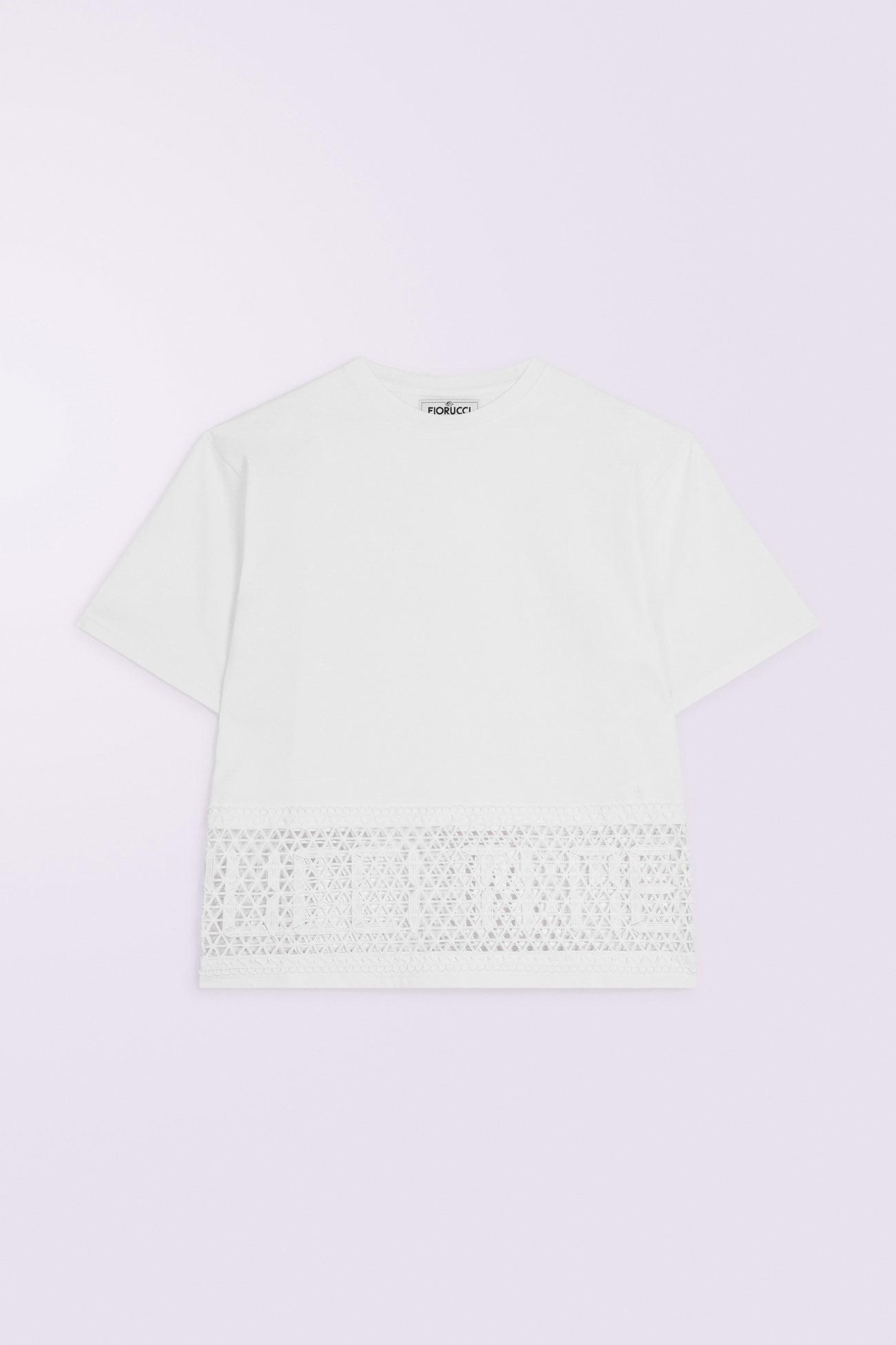 Time Lace T-Shirt White